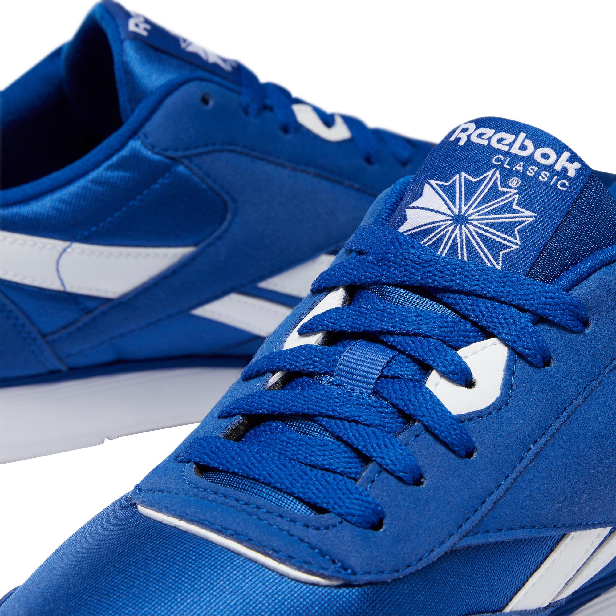 reebok classic nylon blue white