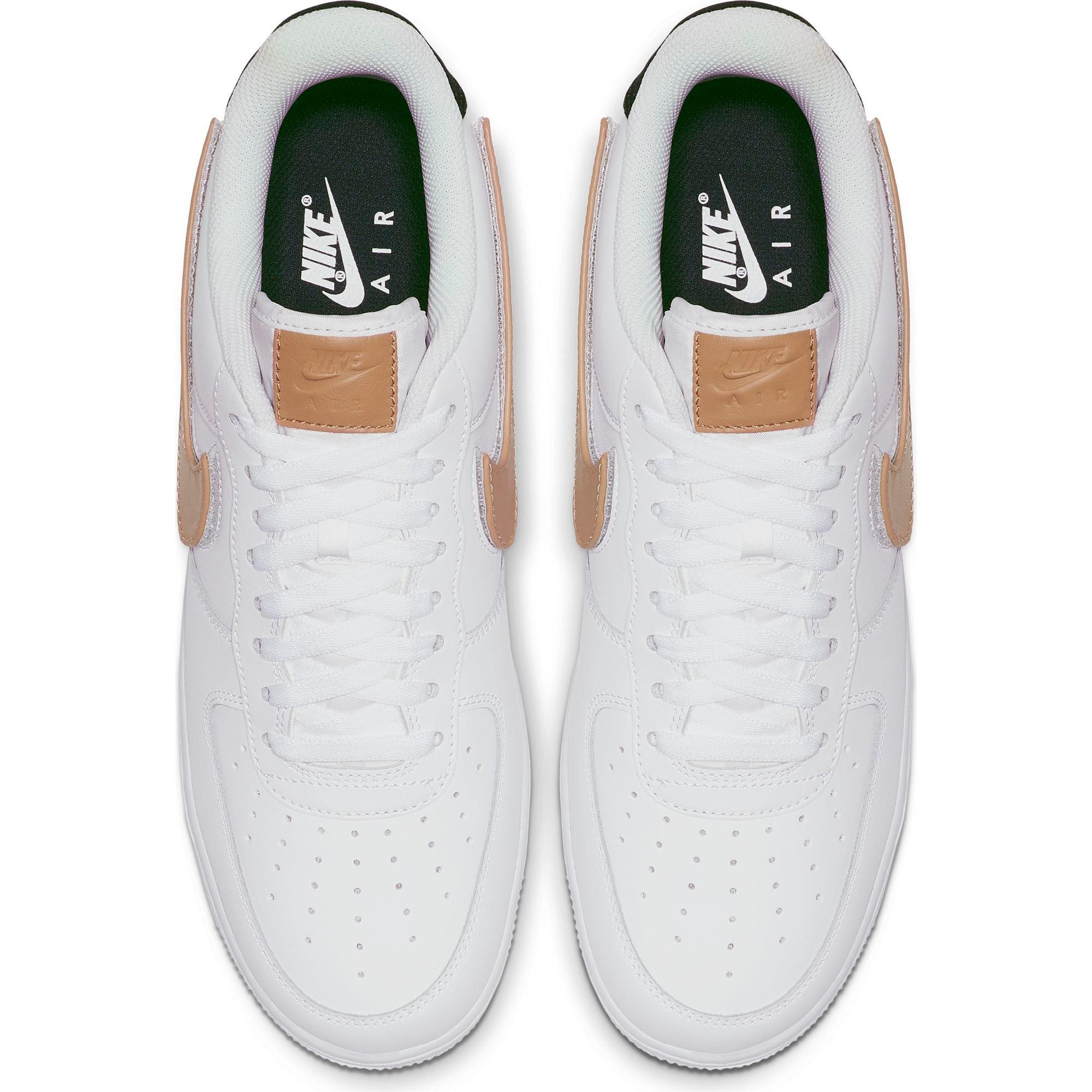 air force 1 tan and white