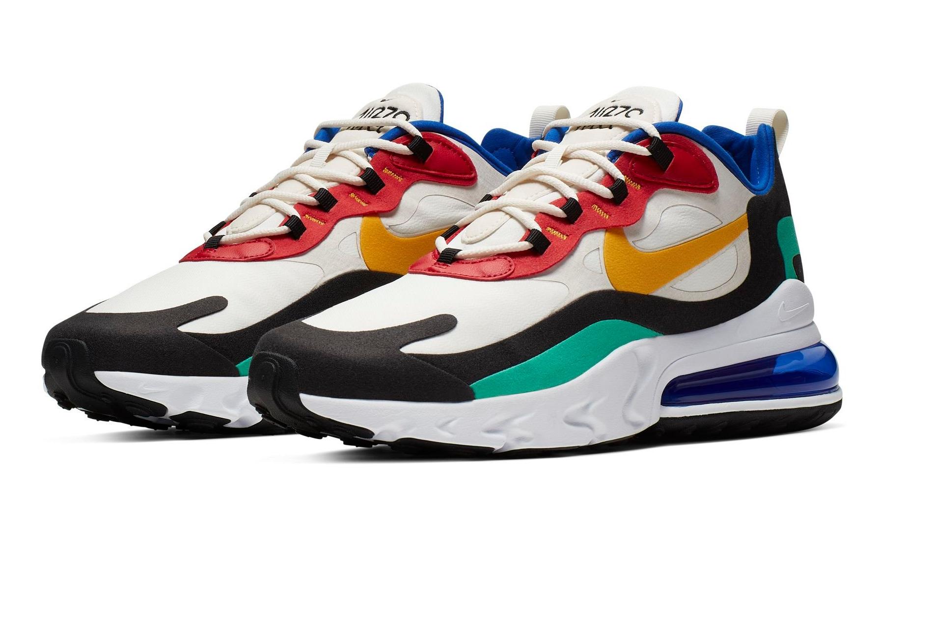 Air max 270 react bauhaus shop art grade school kids' shoe