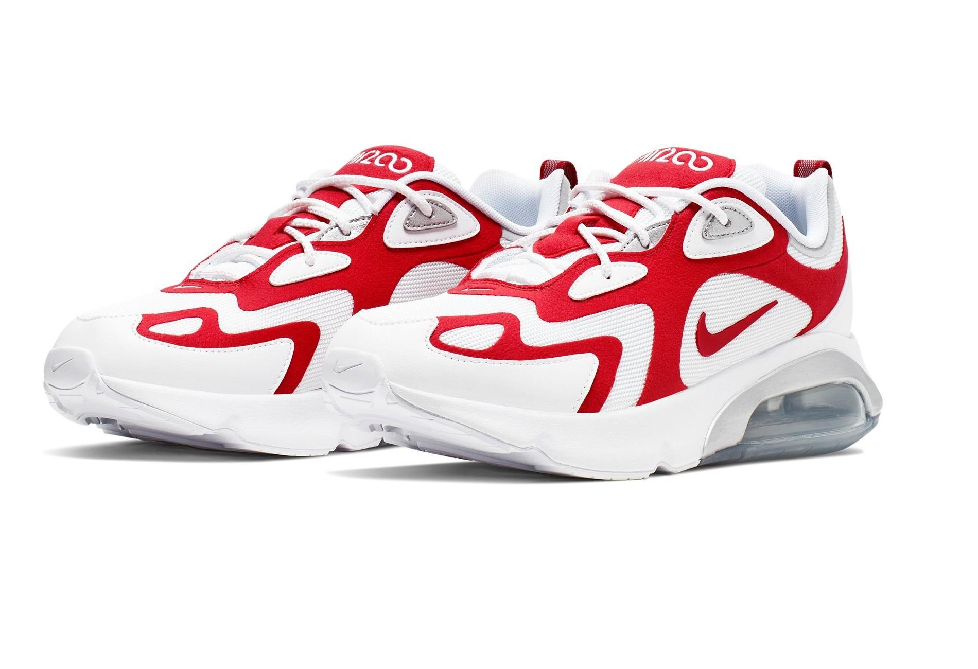Sneakers Release : Nike Air Max 200 “White/University Red”