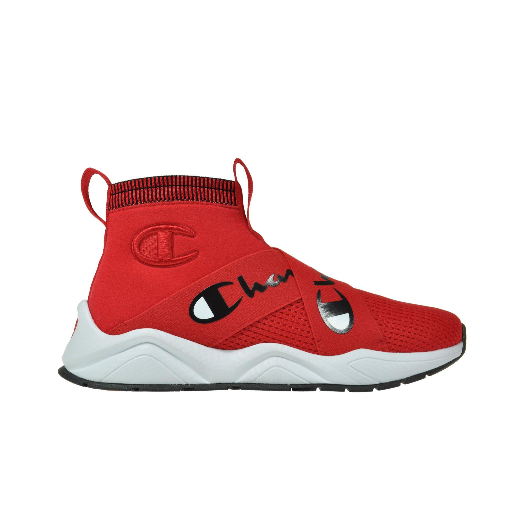 champion shoes black and red
