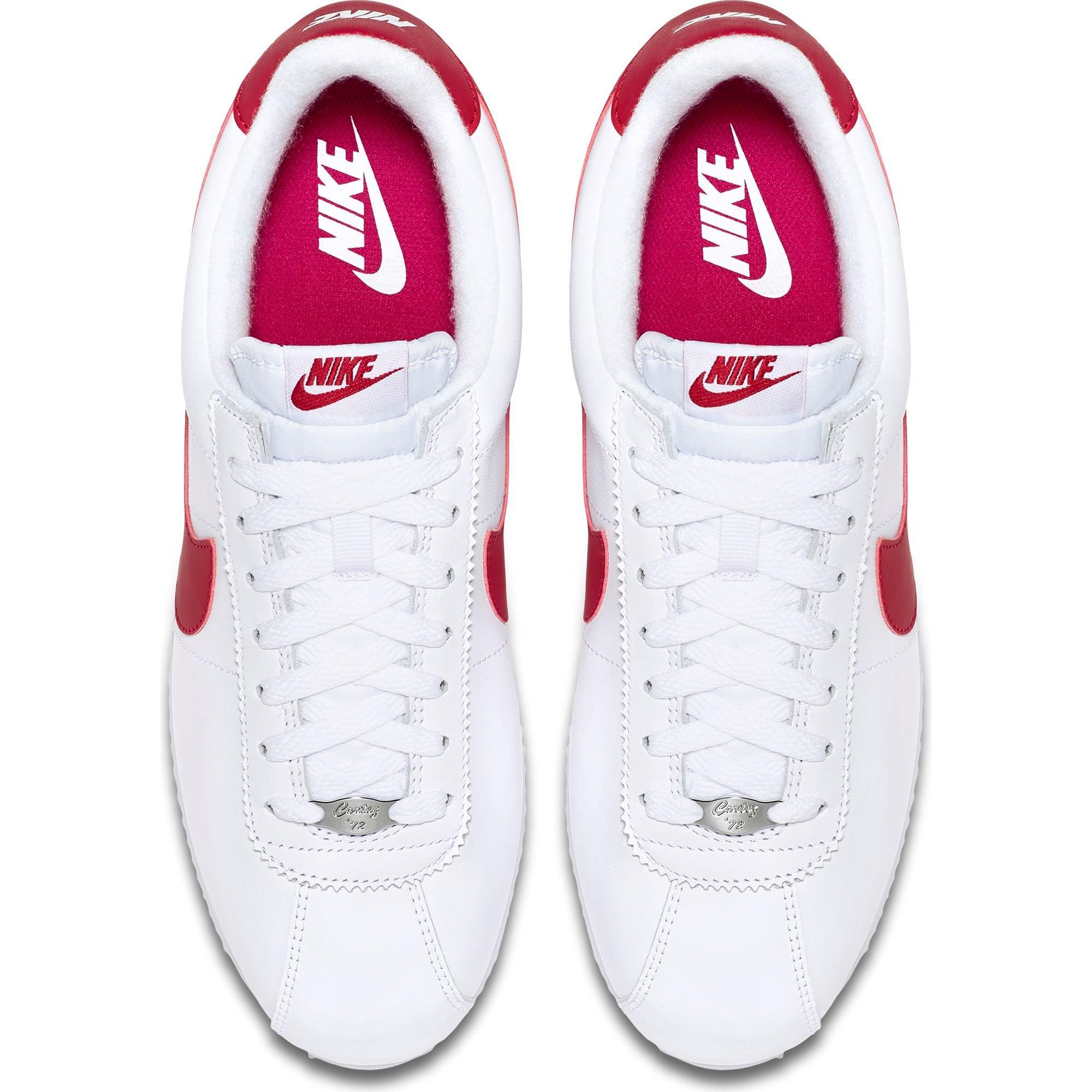 nike cortez red white