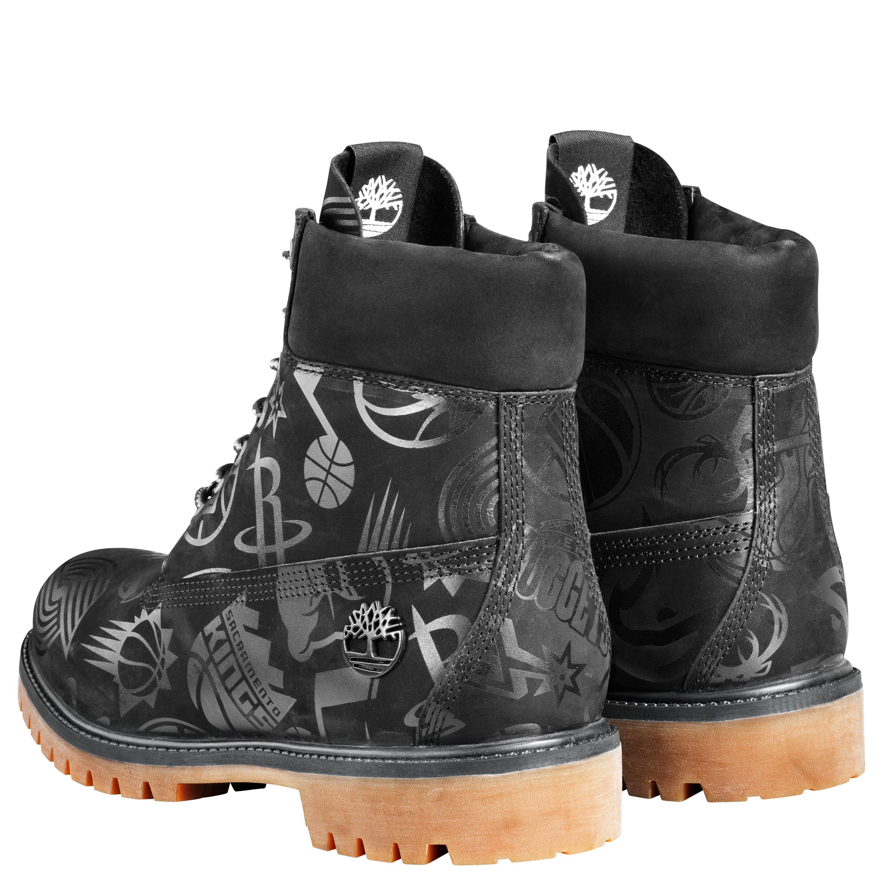 black nba timberlands