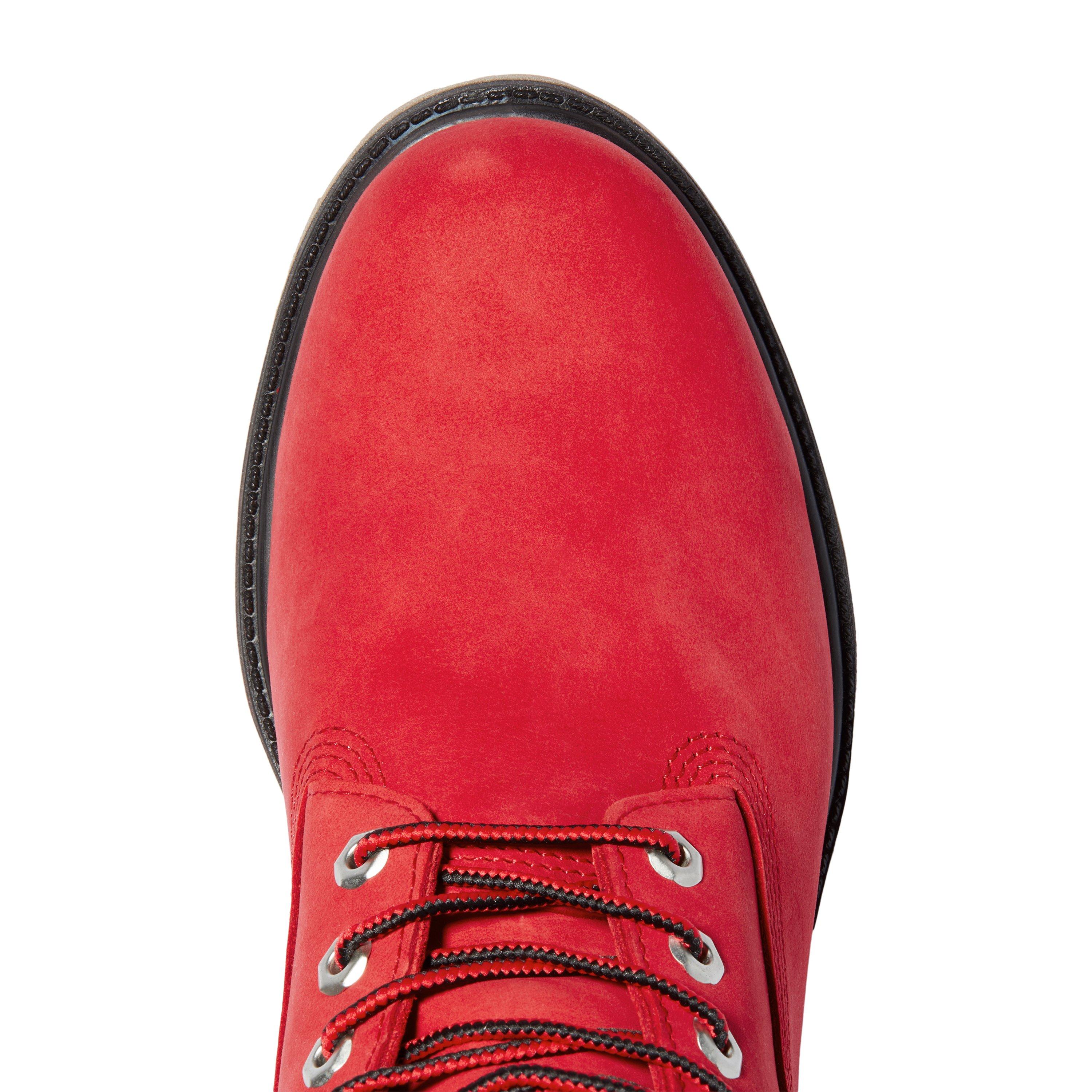 red timberlands size 8