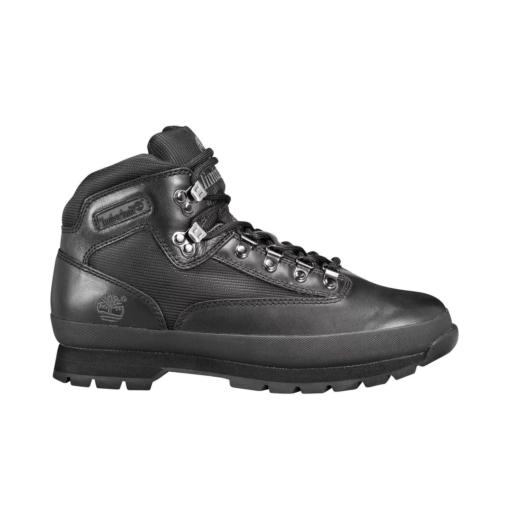 black euro hiker timberland boots