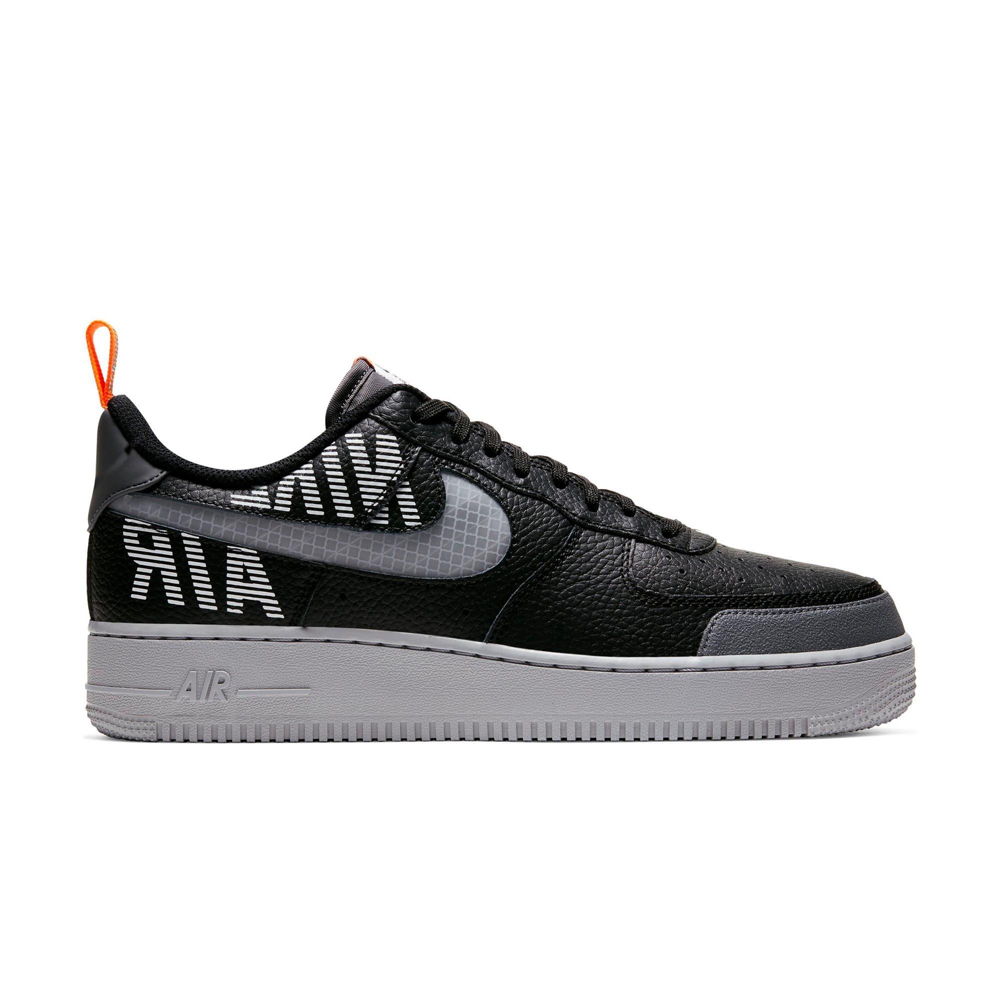 gray and orange nike air force 1