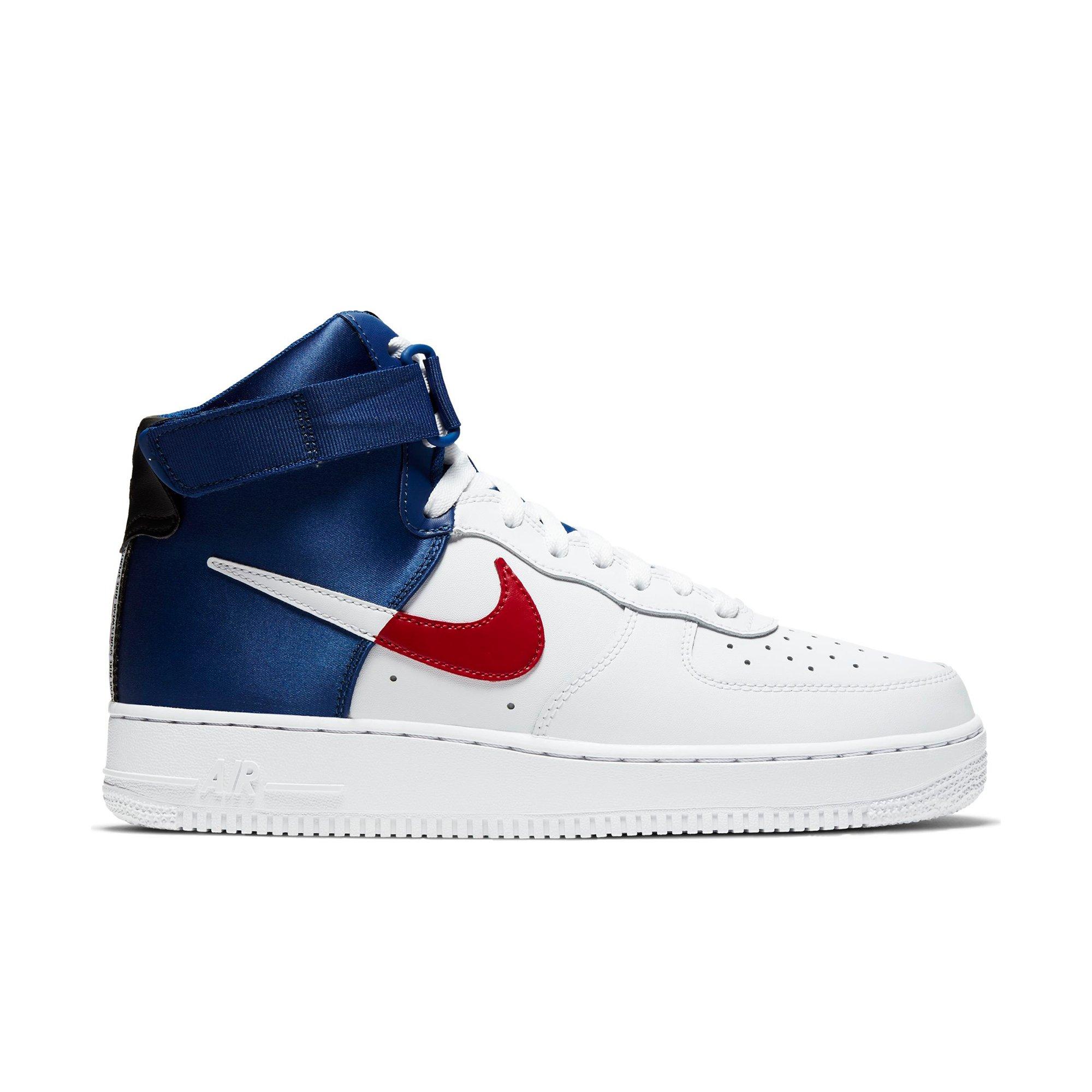 white red blue air force 1