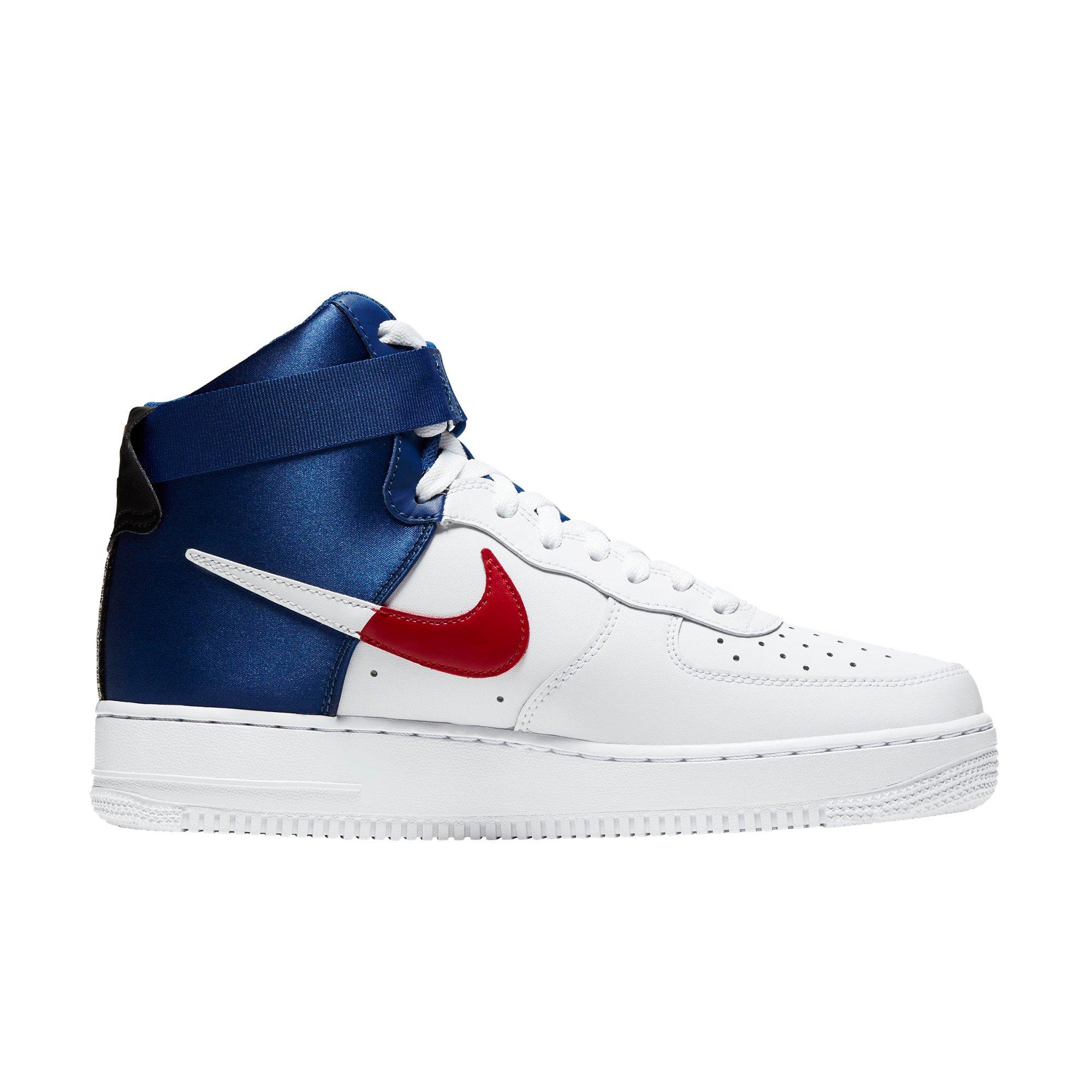 nike air force 1 high blue and white