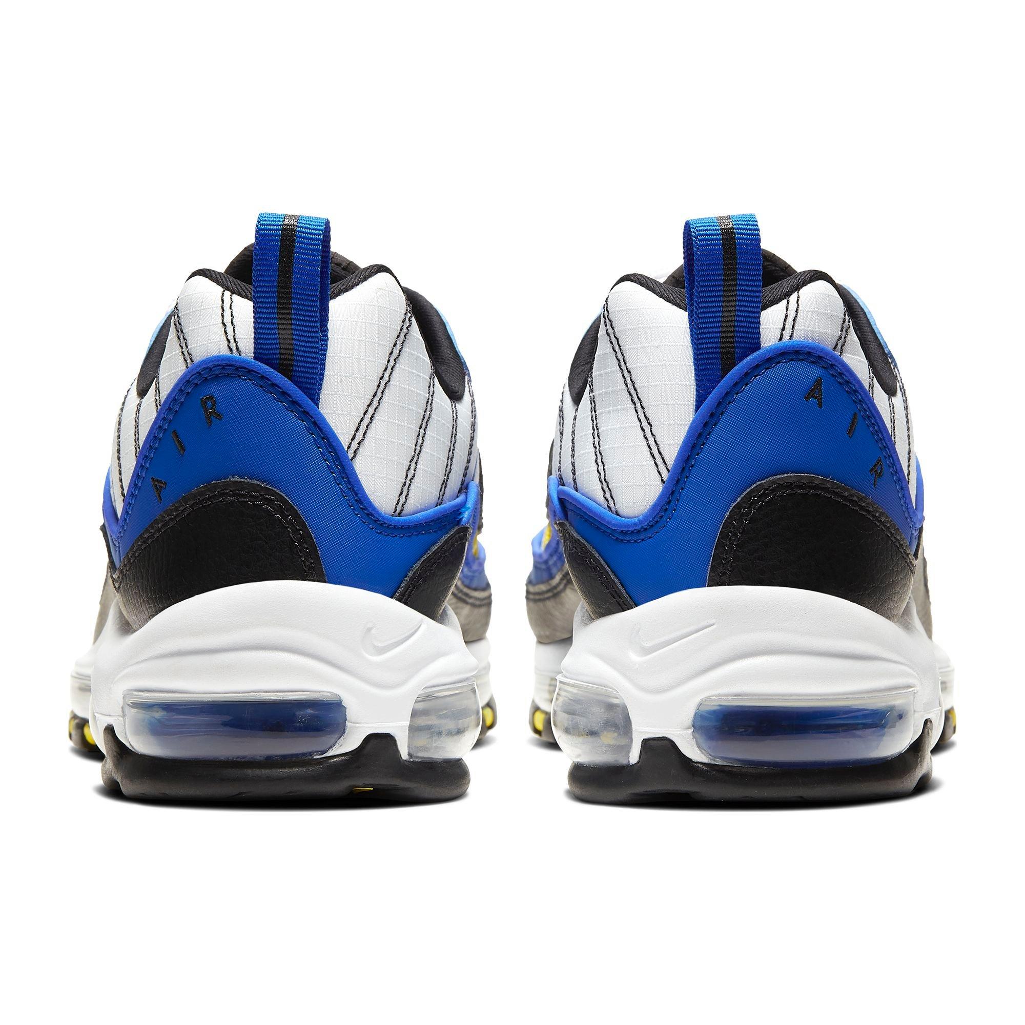 nike air max 98 blue and white