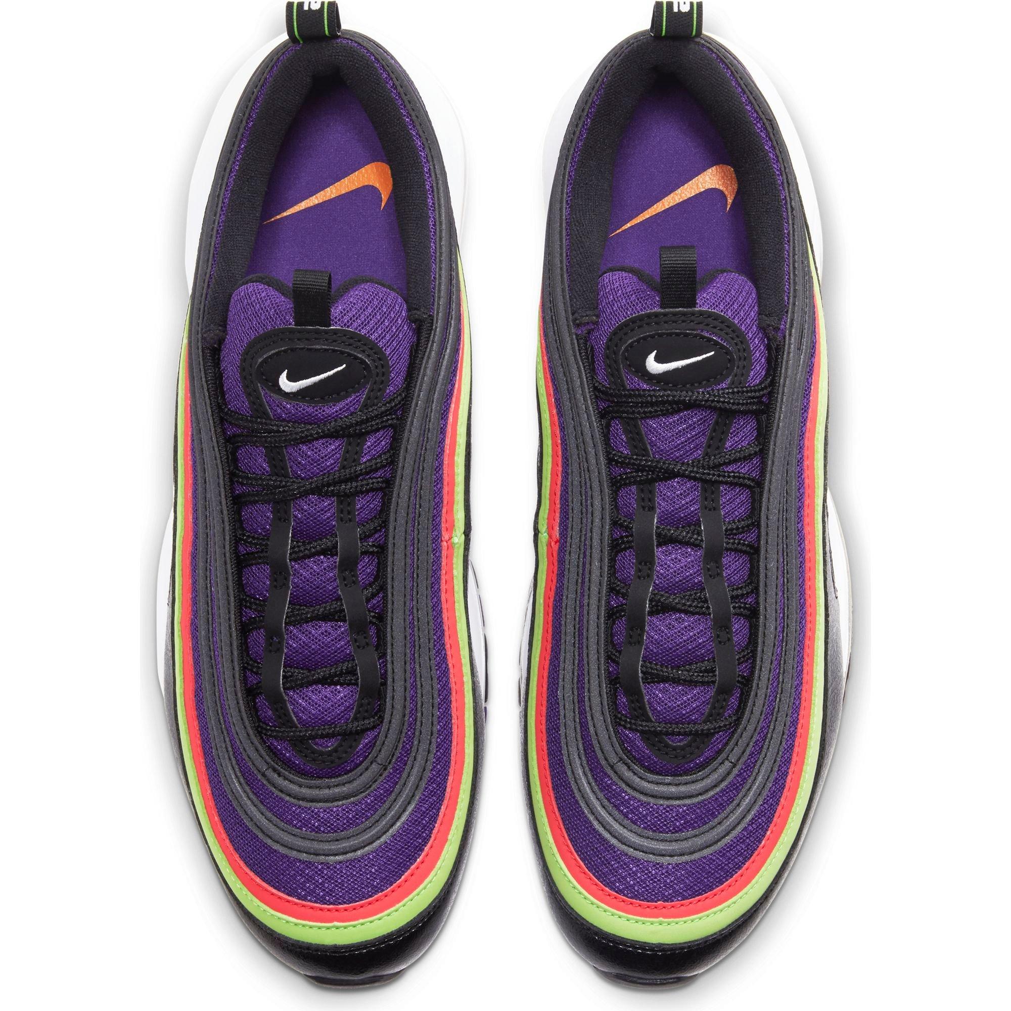 97 air max purple and black