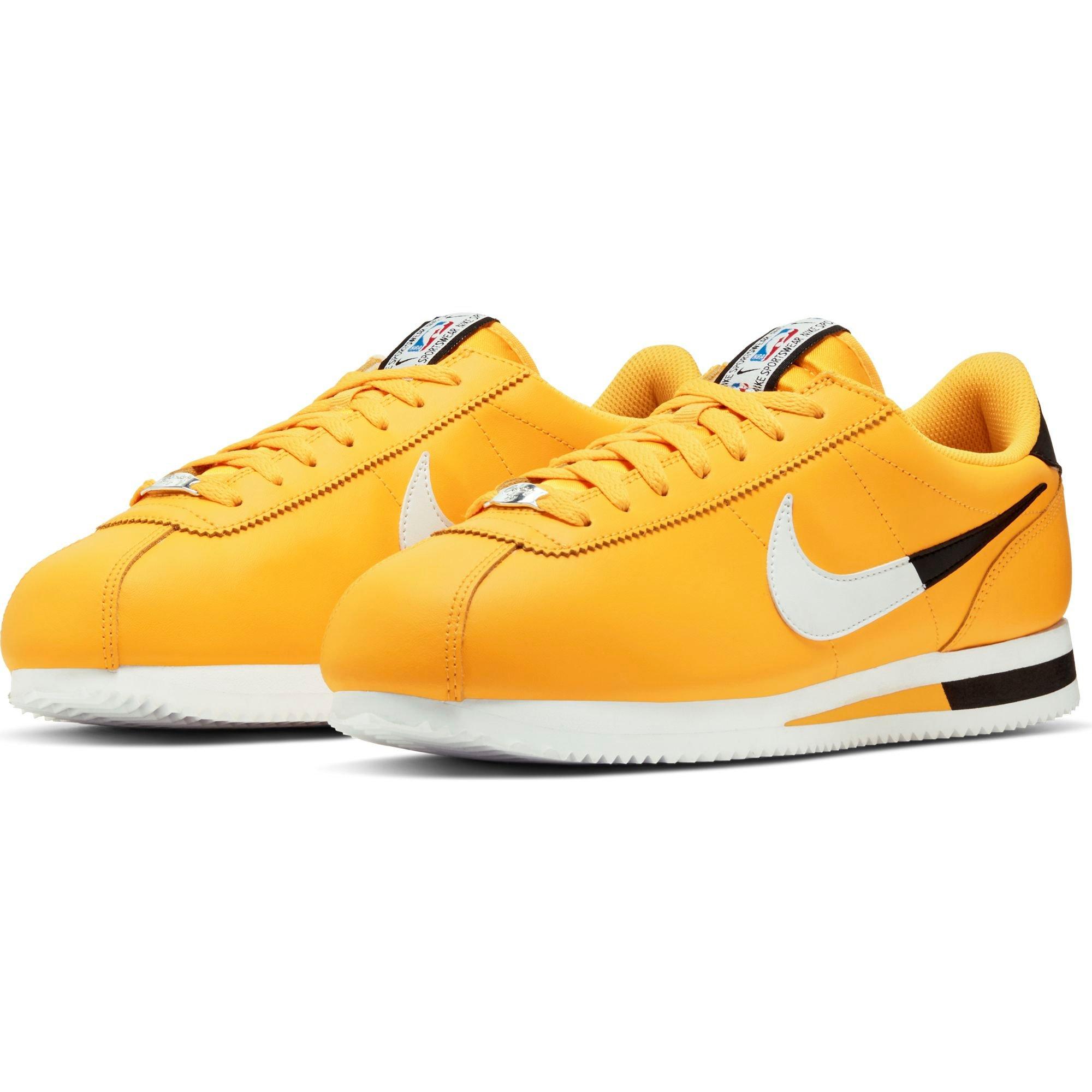 nike cortez nba yellow