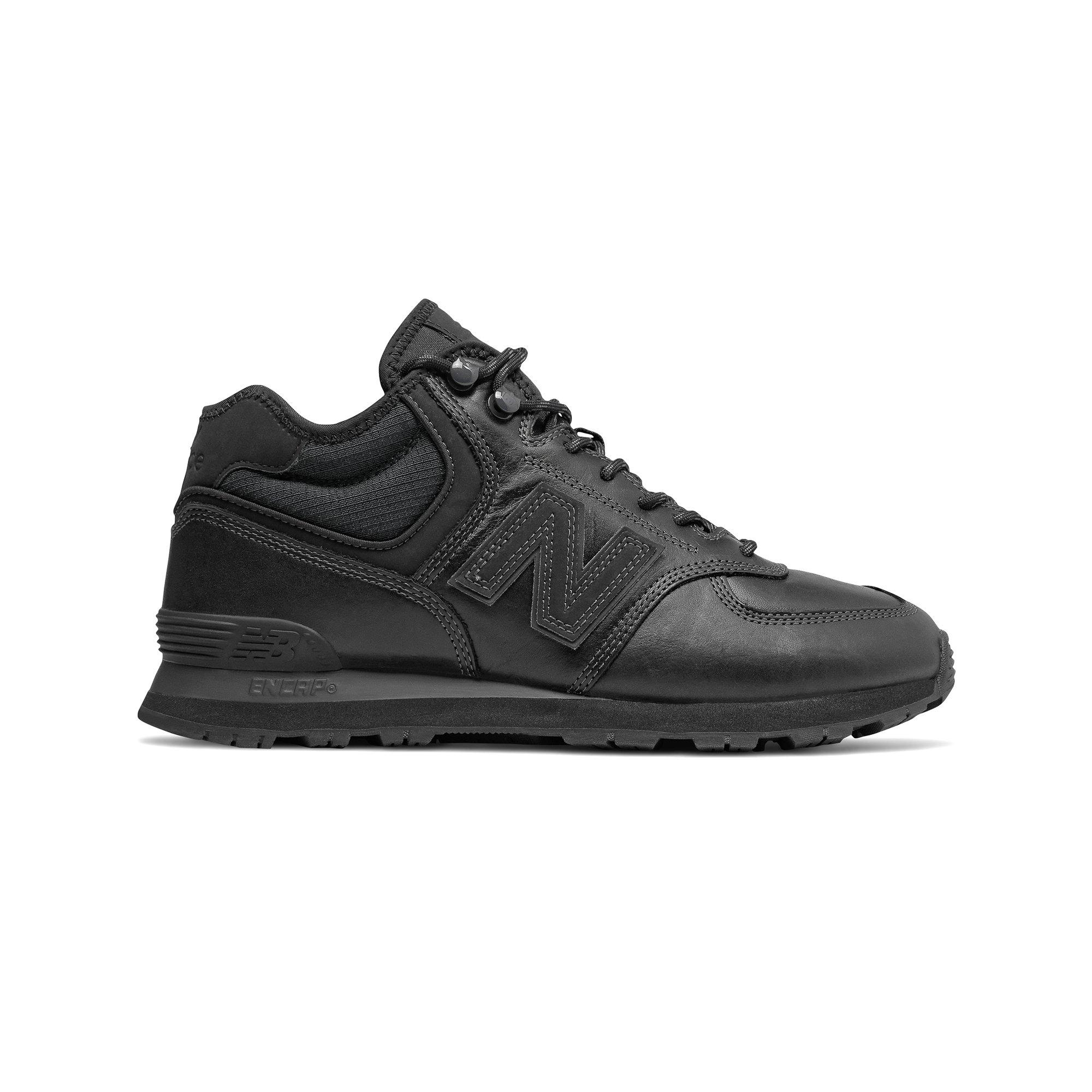 new balance 574 mid black men's shoe