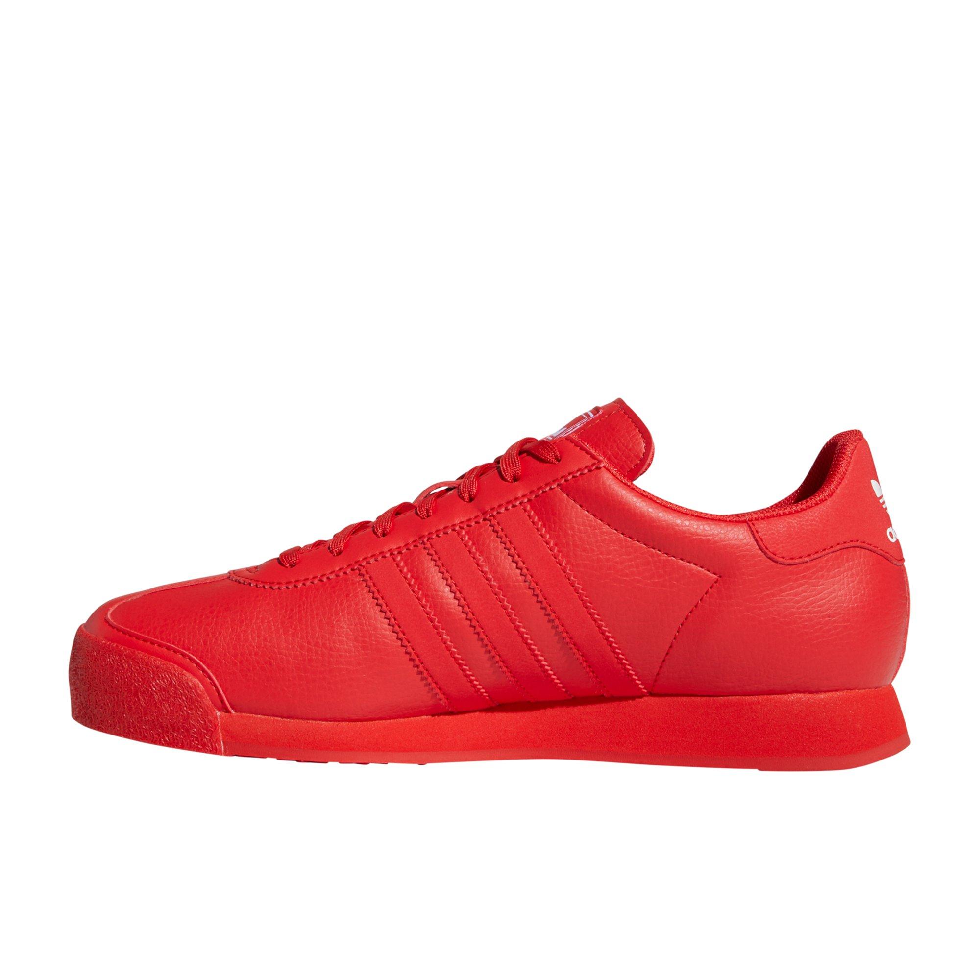 all red adidas samoa