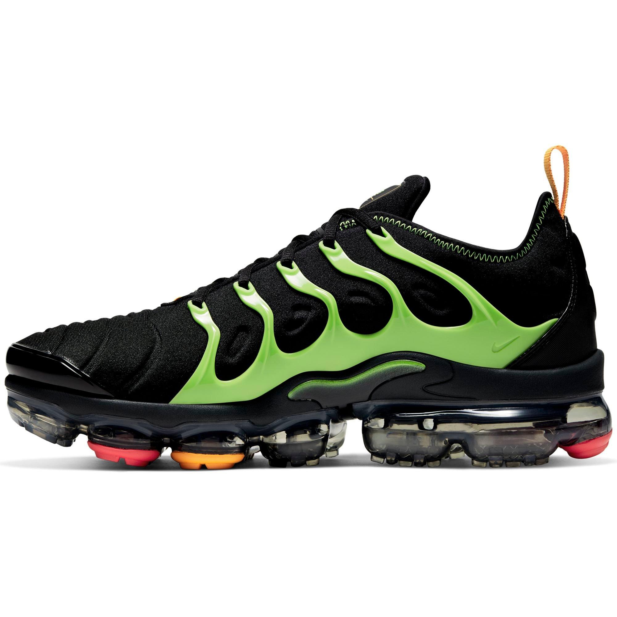 air max plus black electric green