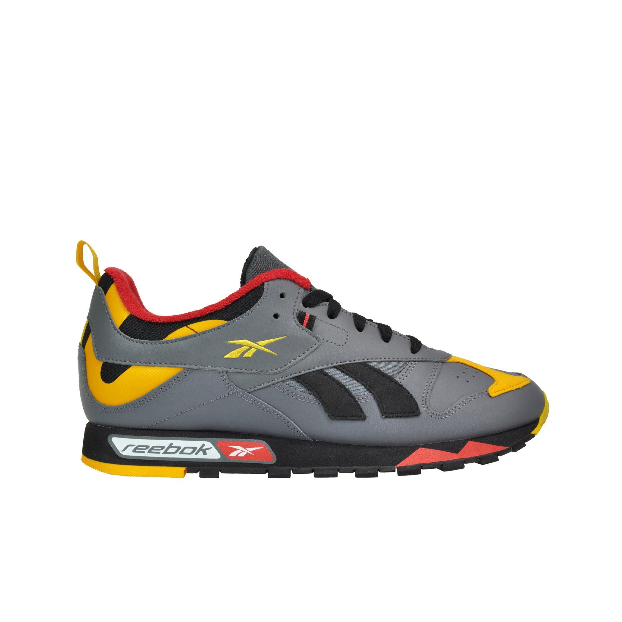 reebok classic suede mens yellow