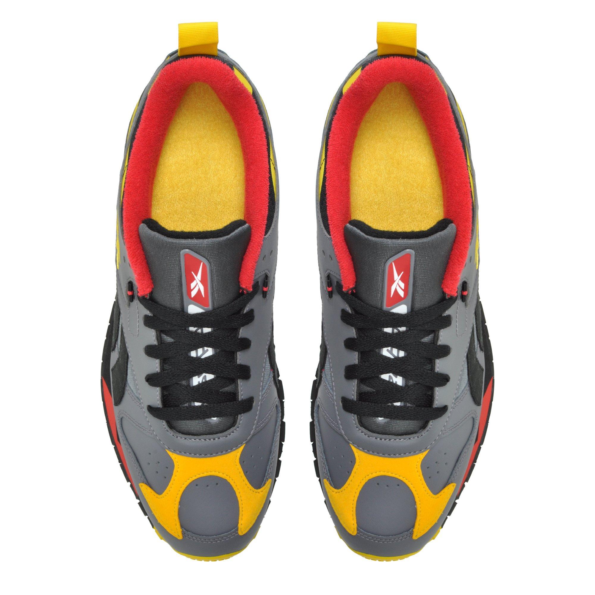 reebok black and yellow shoes