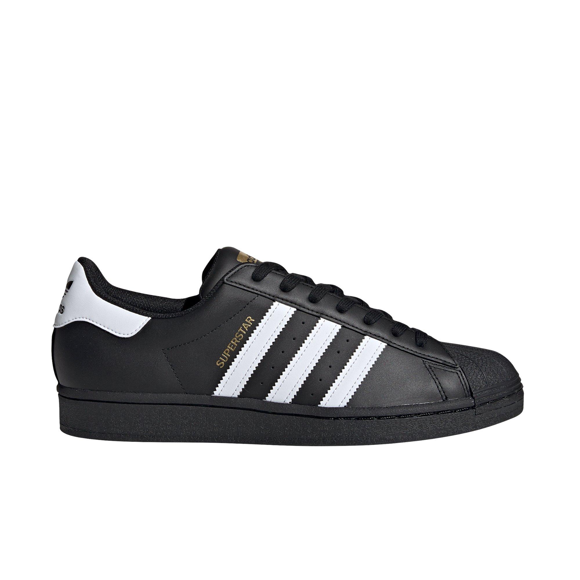 adidas superstar mens white and black