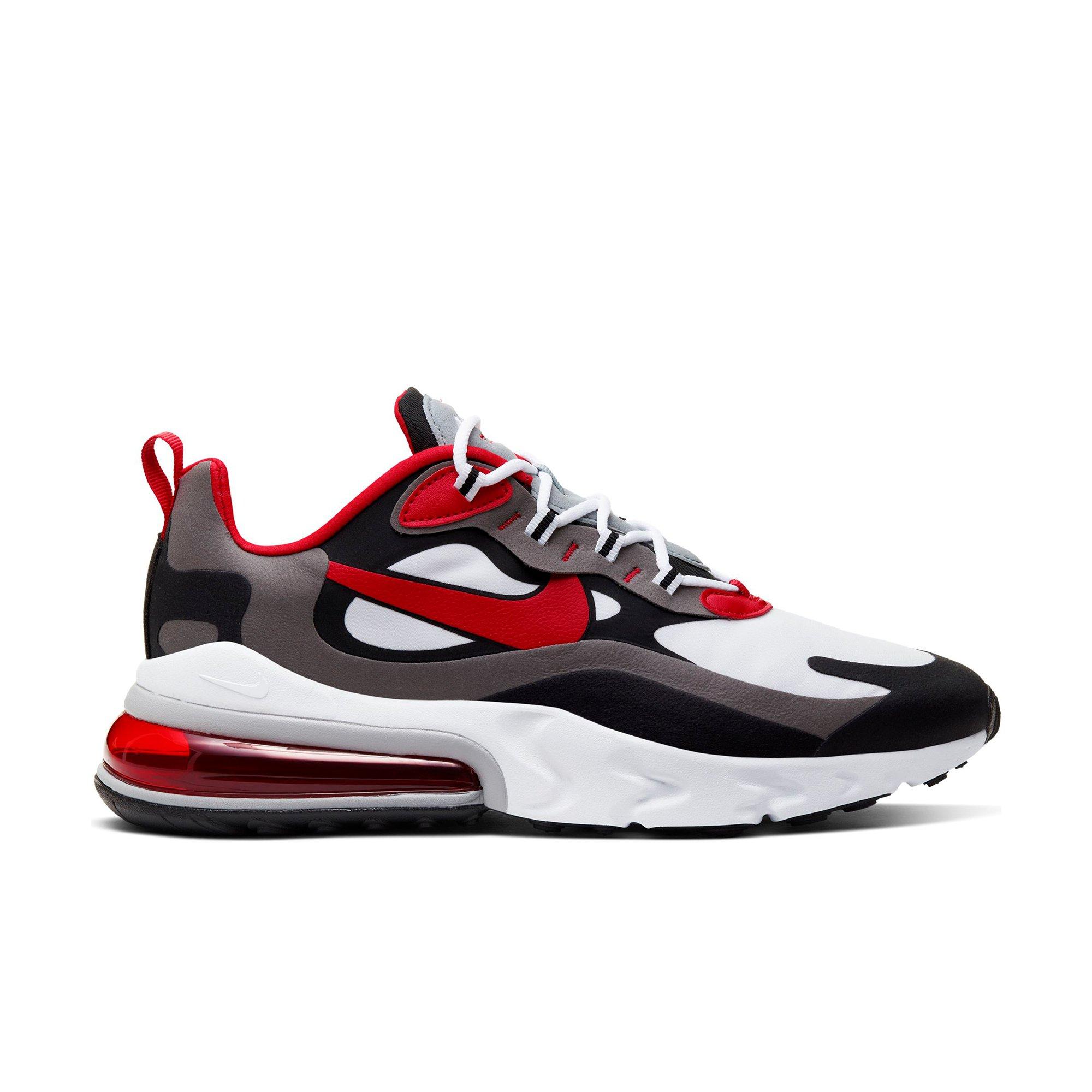 air max 270 white black red