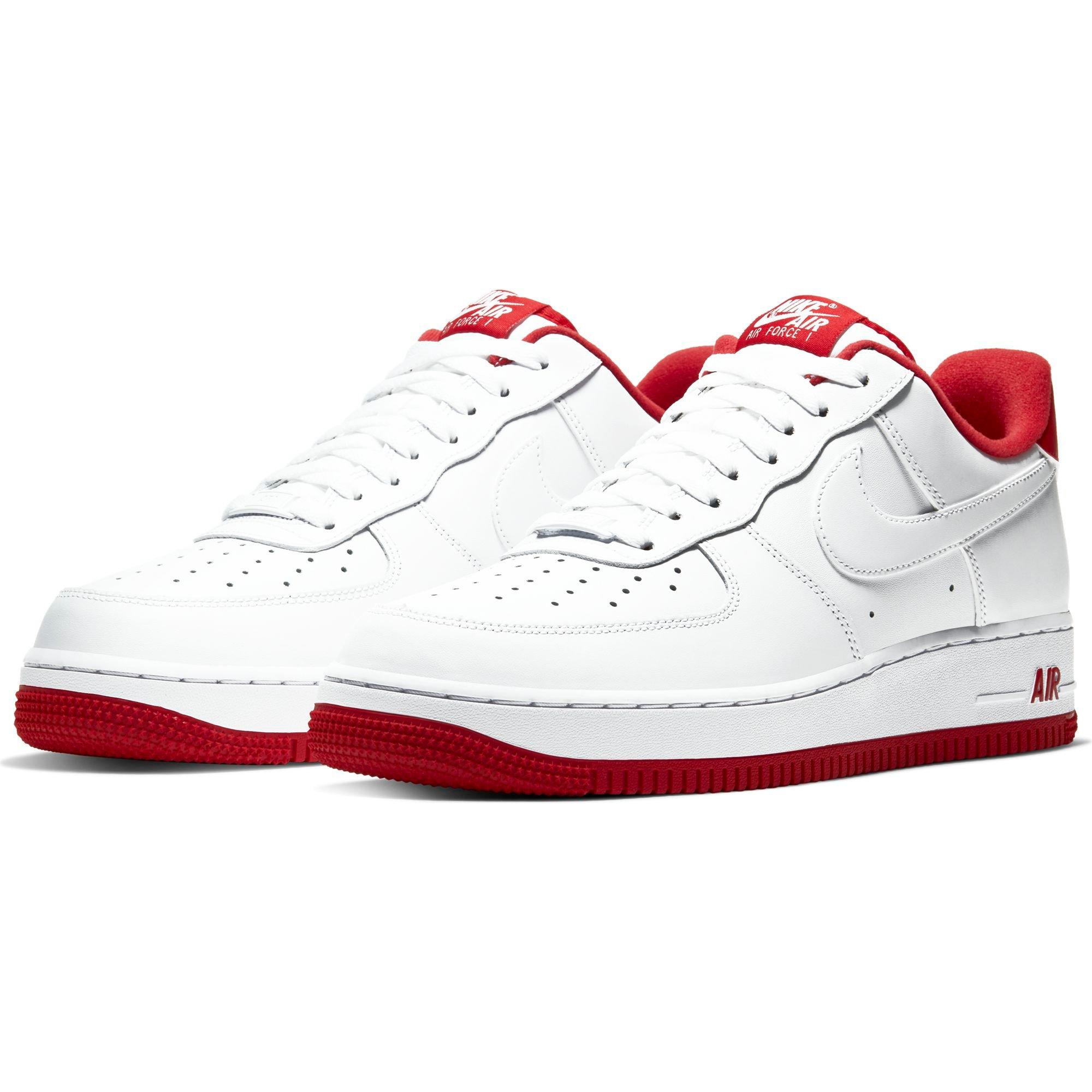 white and red af1s