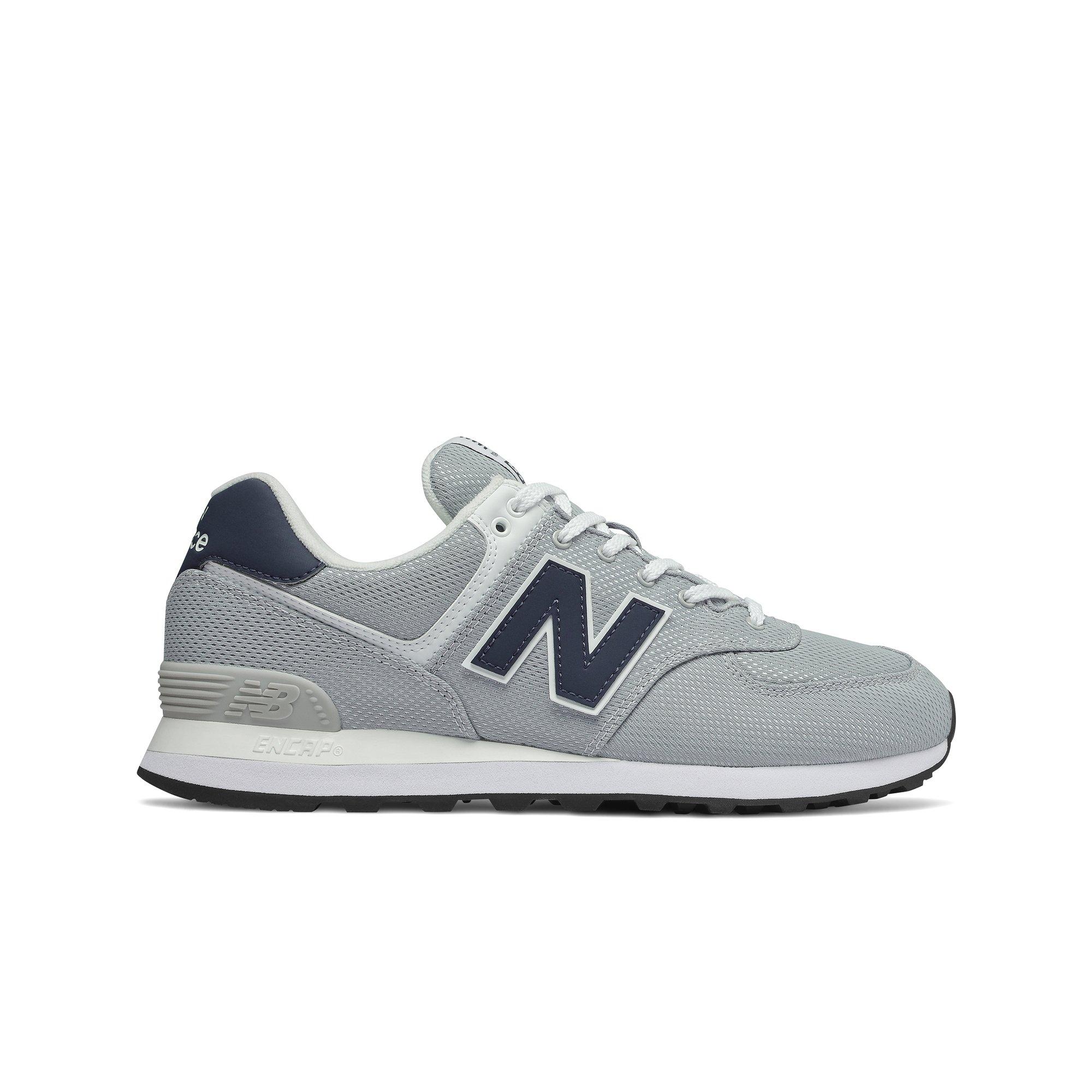 grey new balance 574 mens