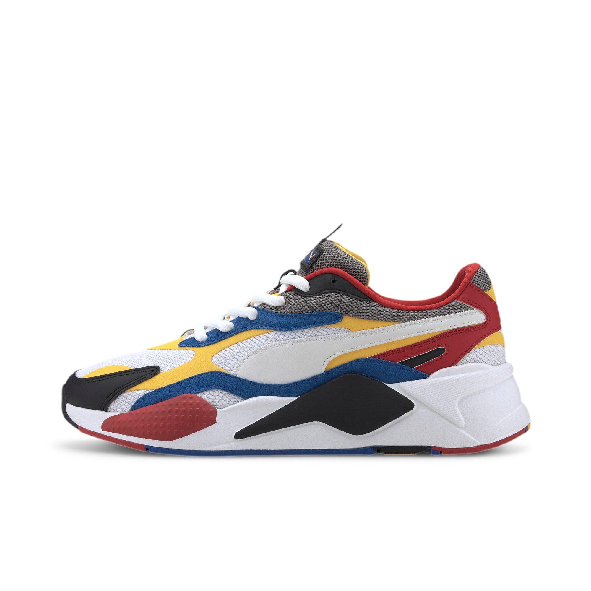 puma white red blue yellow