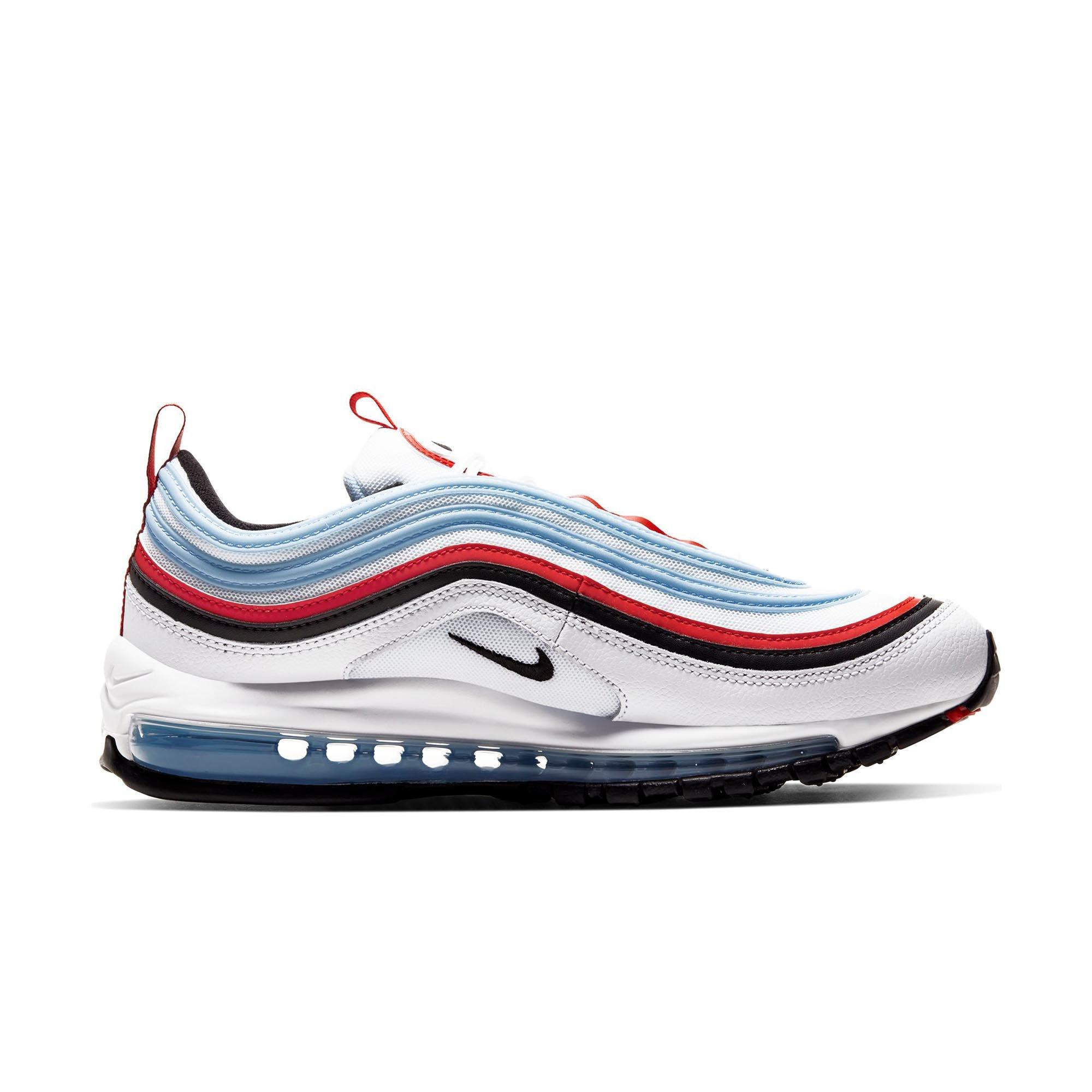 blue red and white air max 97
