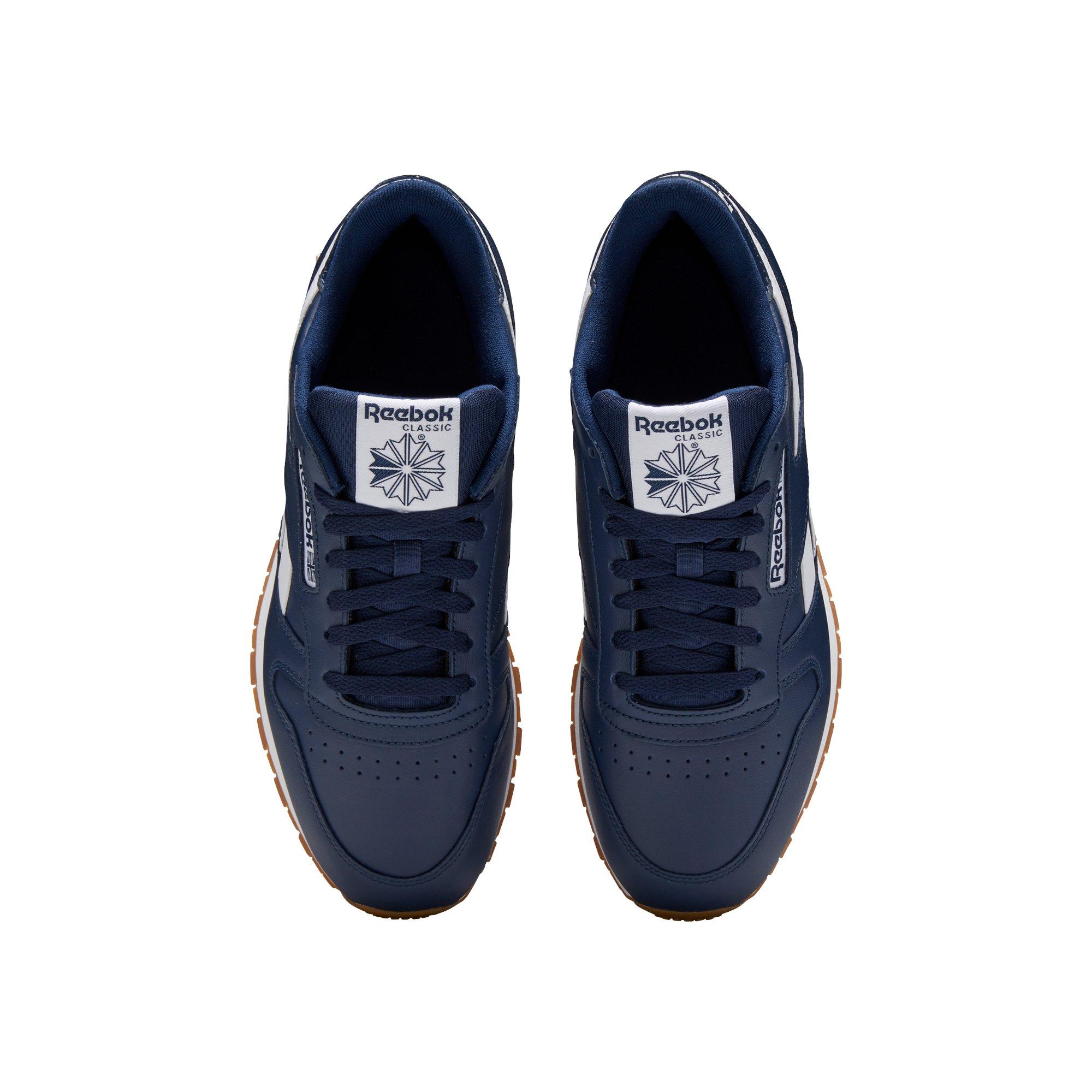 reebok classic leather navy blue