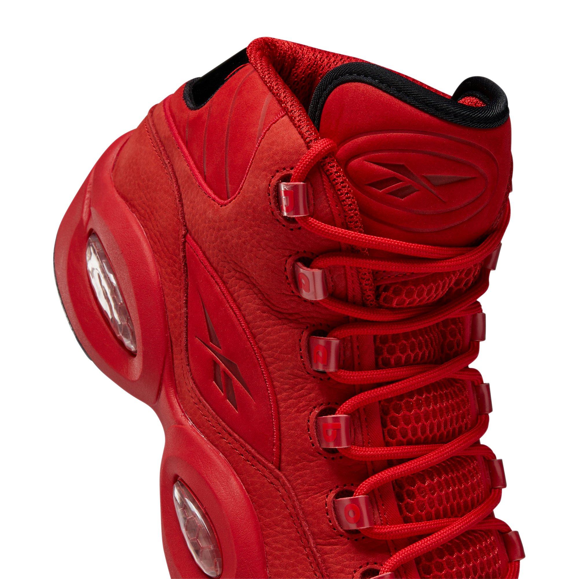 reebok question mid red