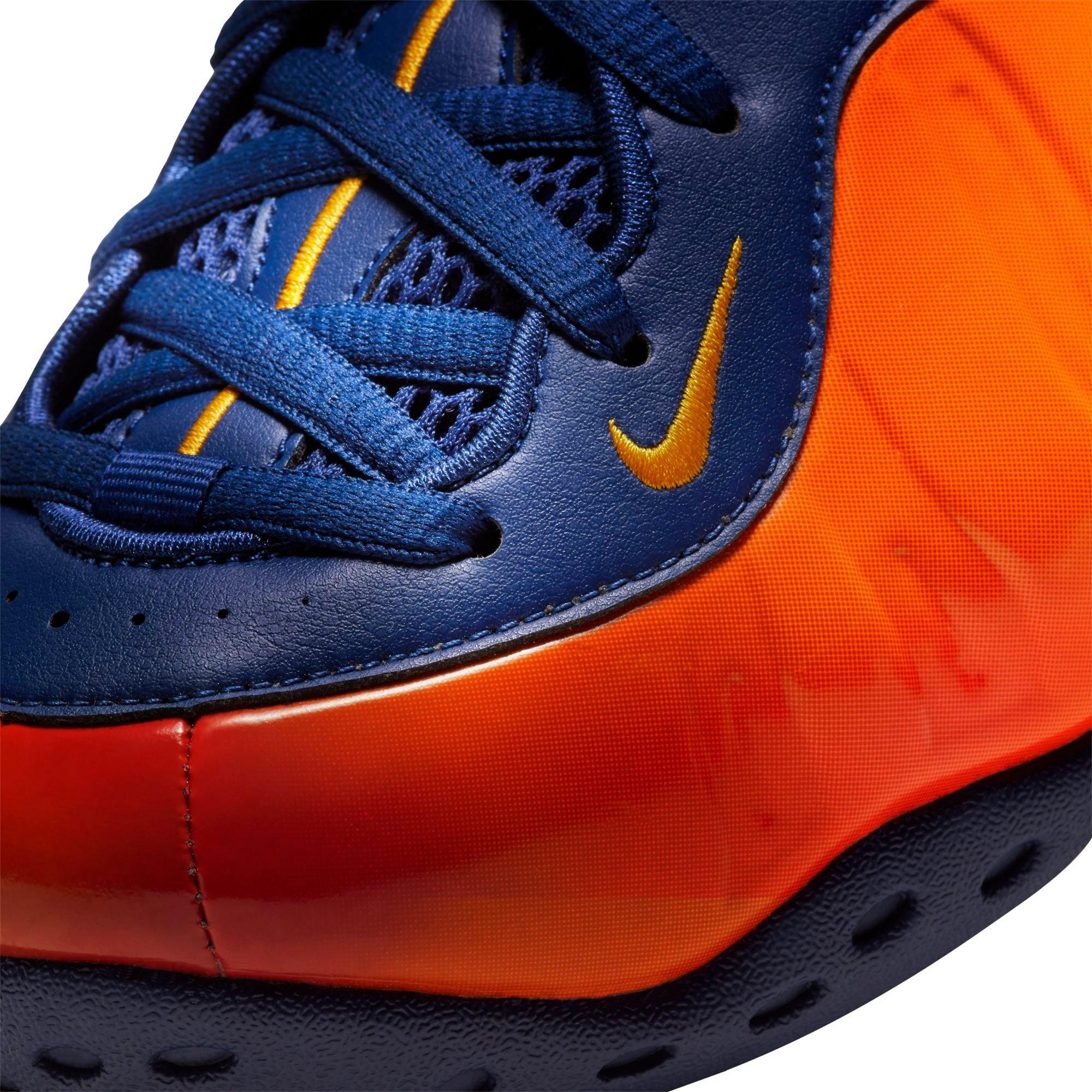 white blue orange foamposites