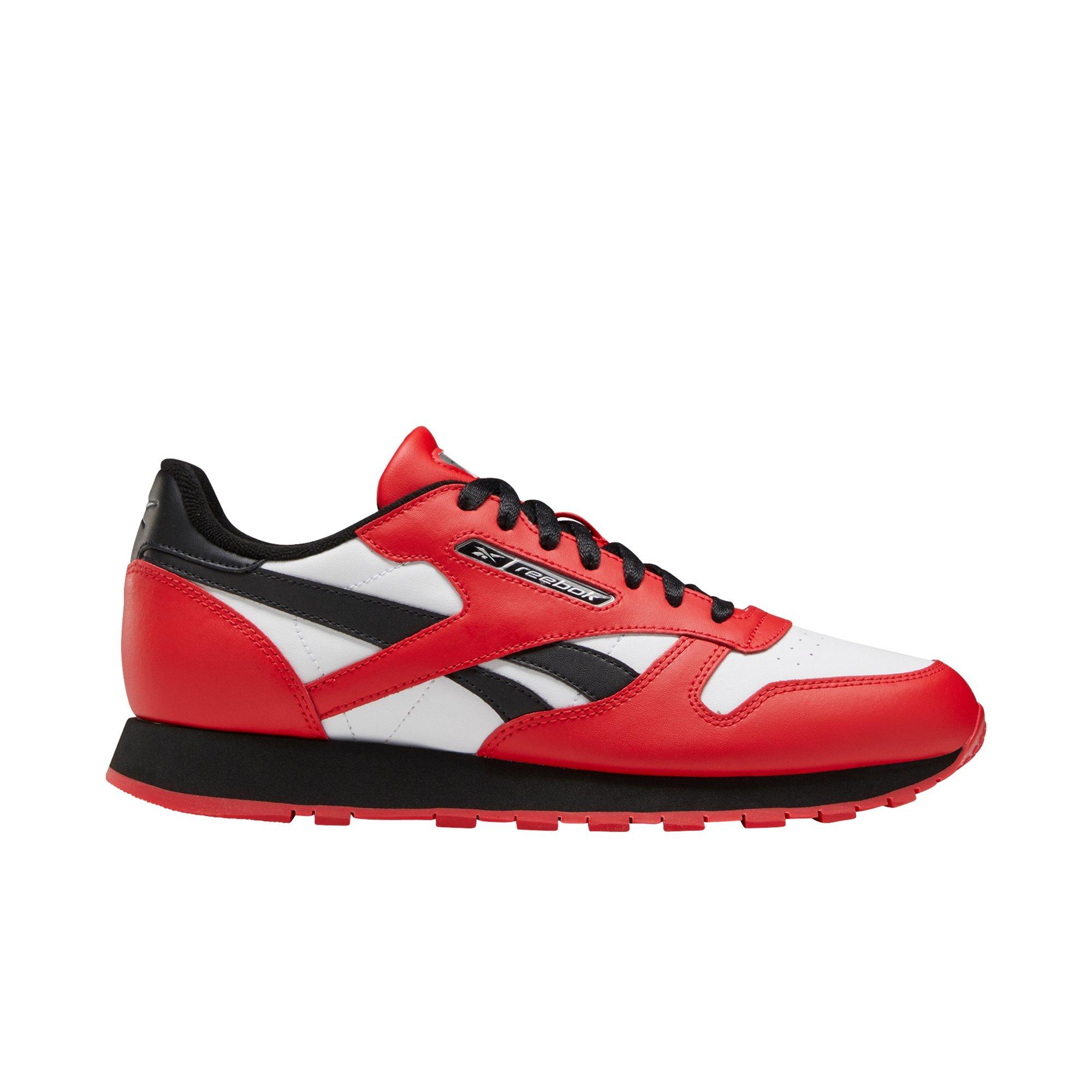 reebok black red white