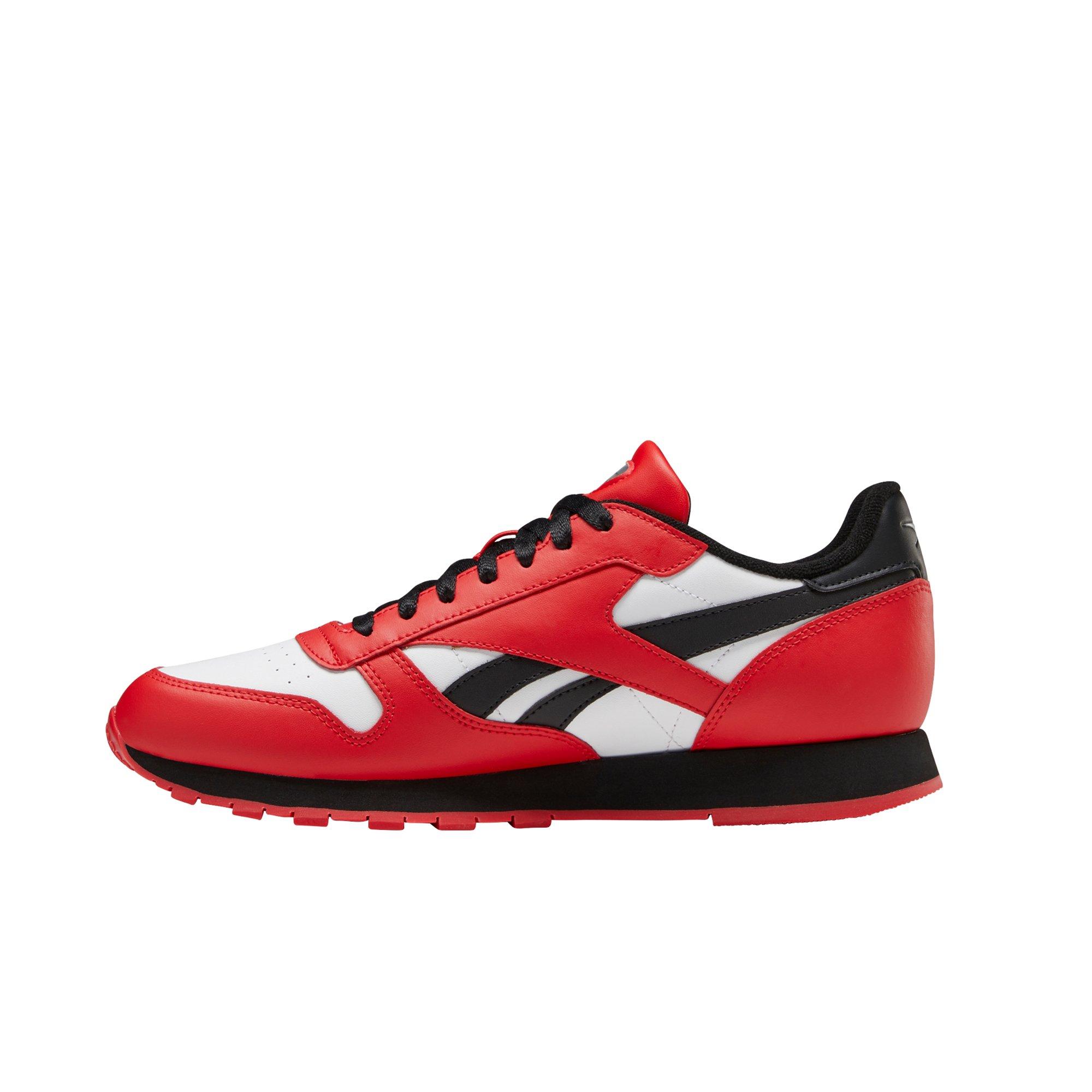 reebok red black shoes