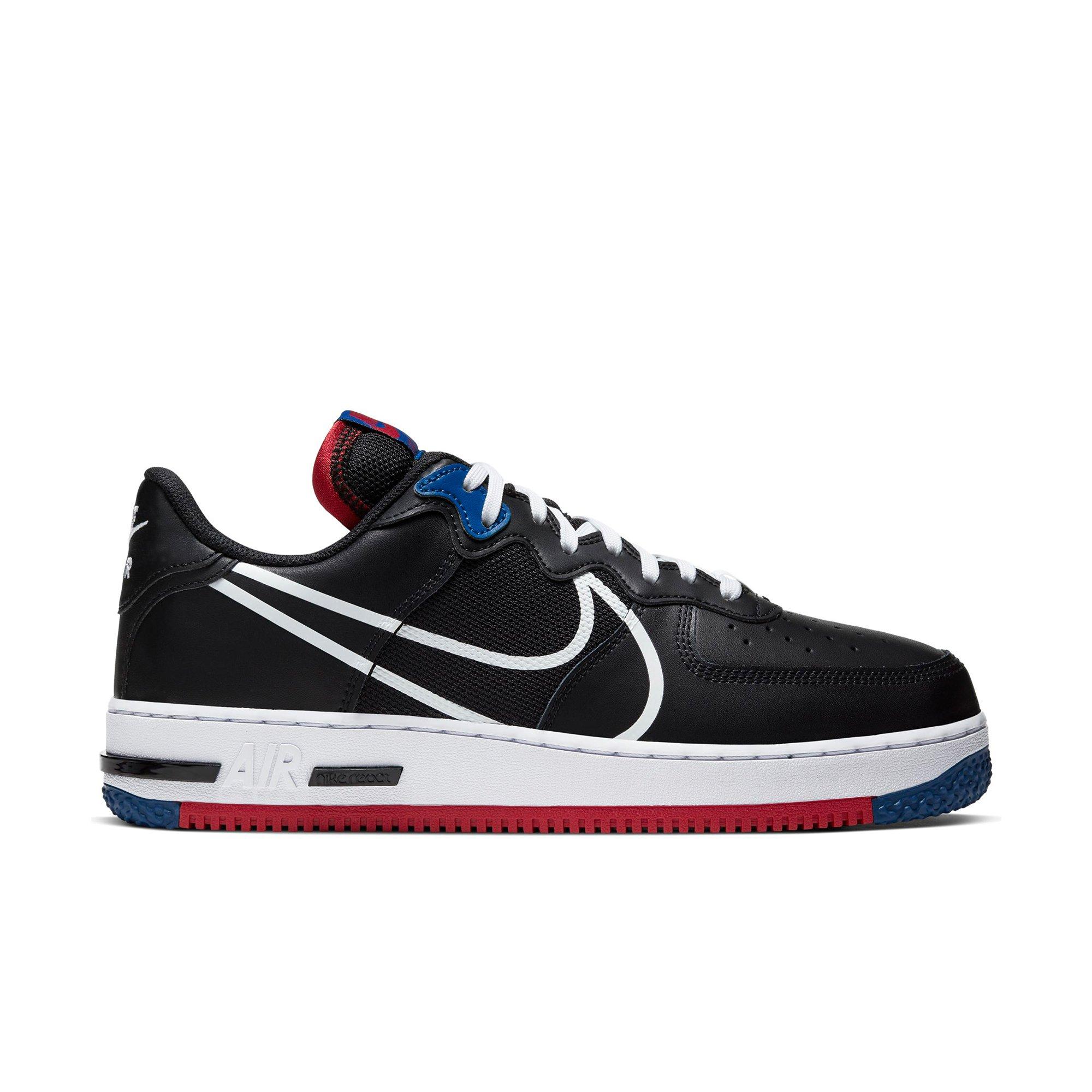 red blue and white nike air force 1