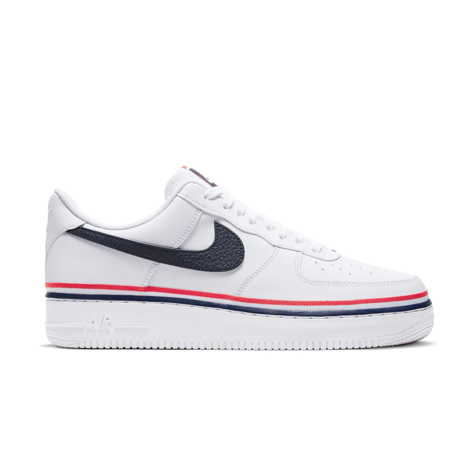 nike air force 1 white habanero red