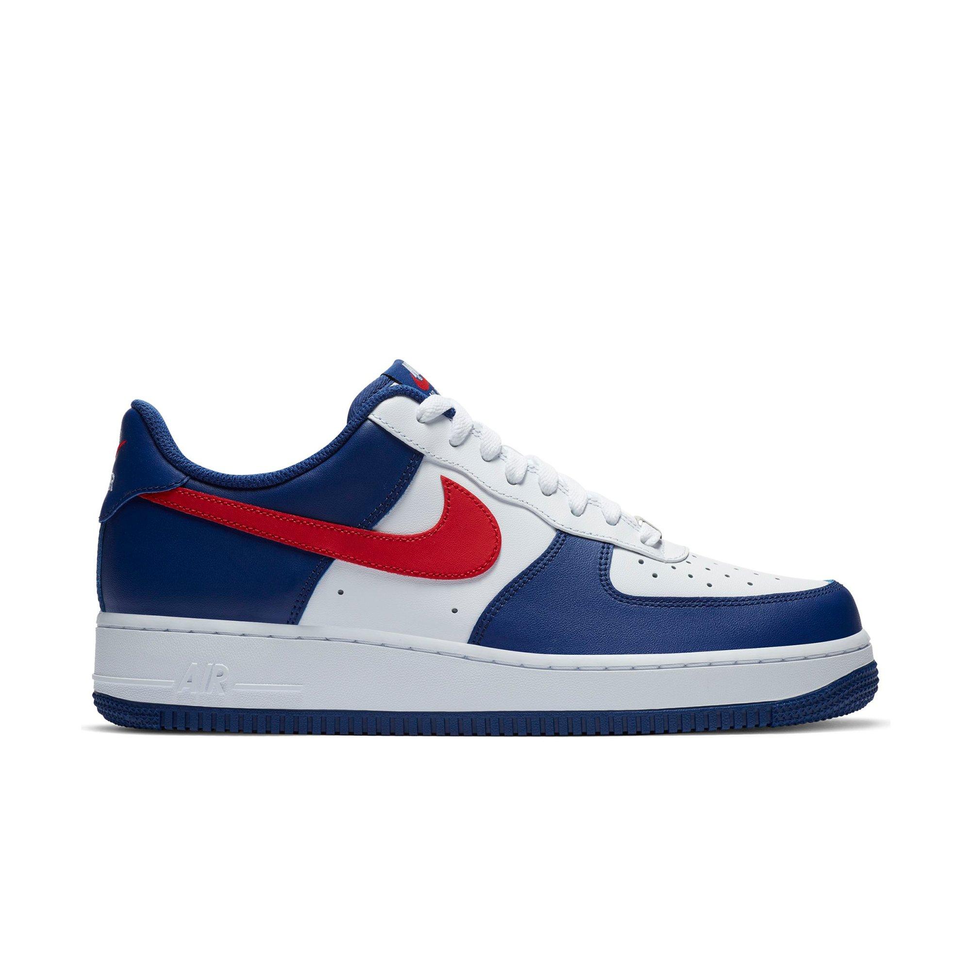 air force 1 low red and blue