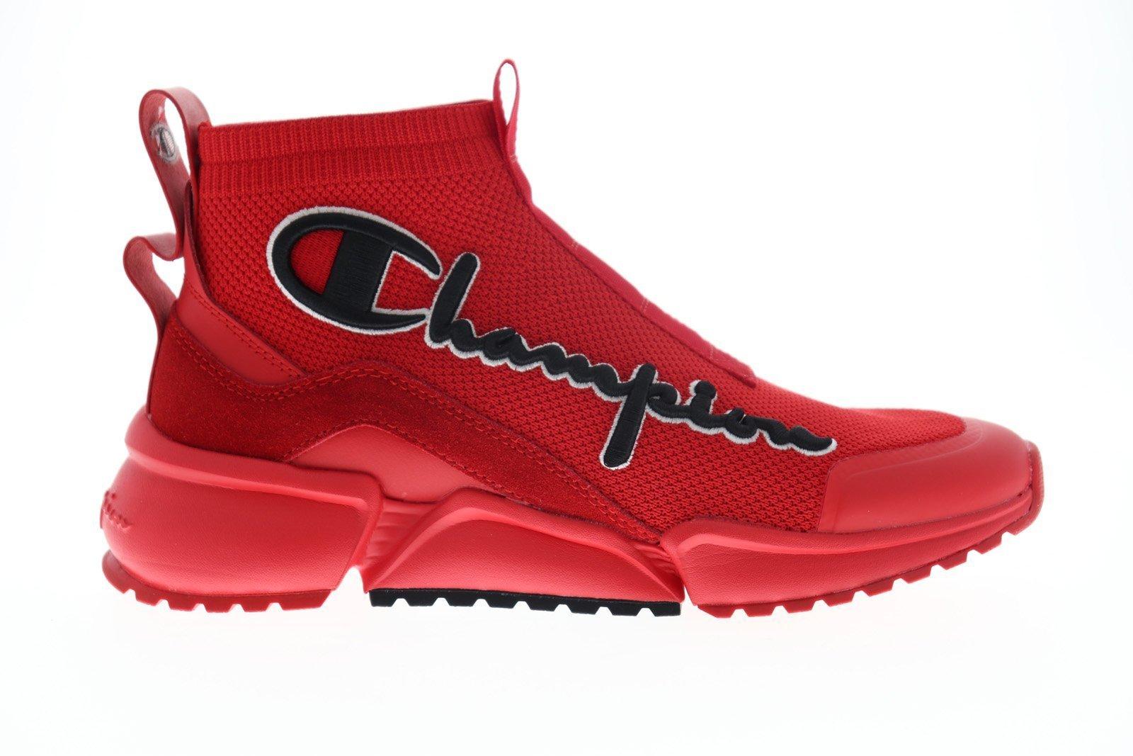 all red champion shoes