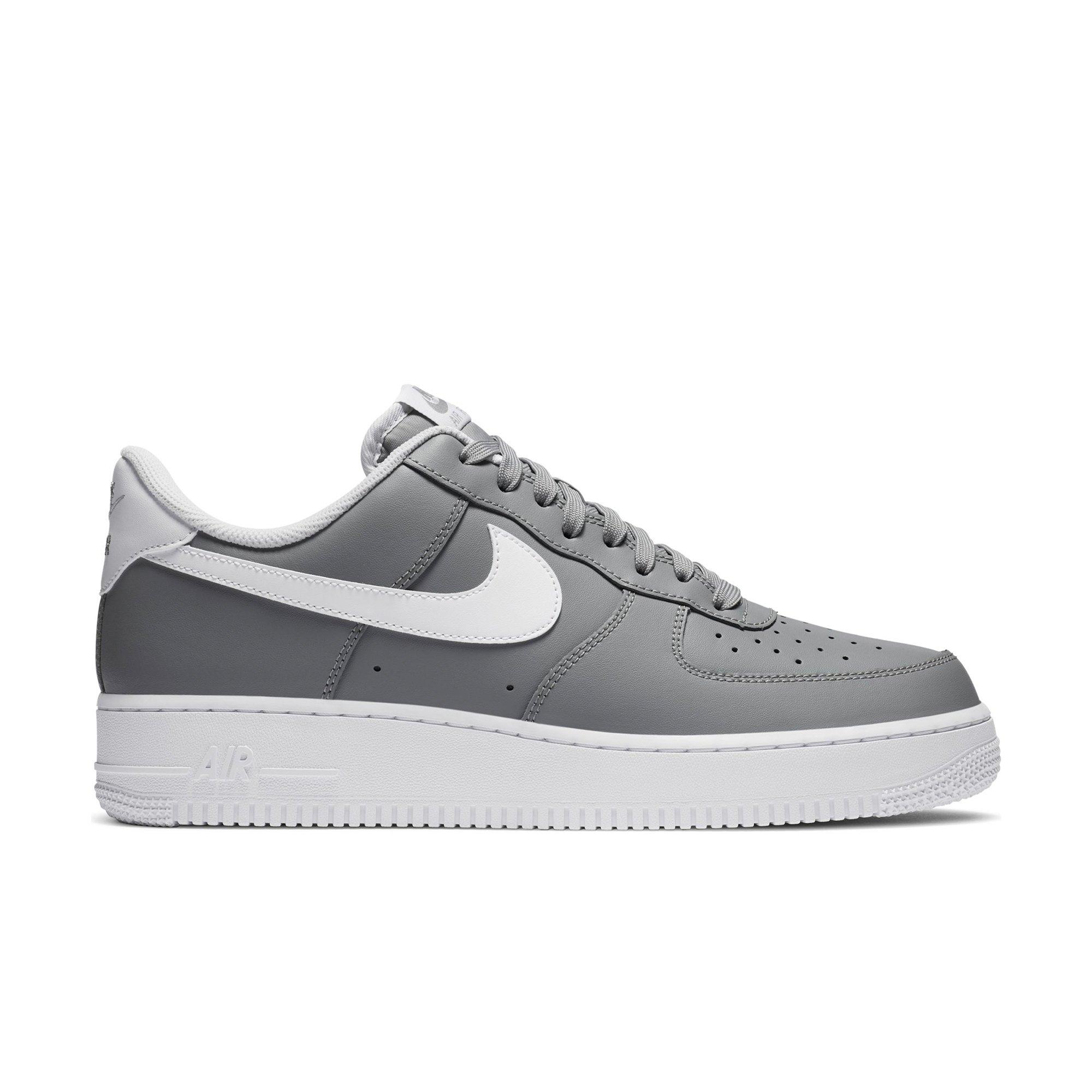 nike air force 1 gray and white