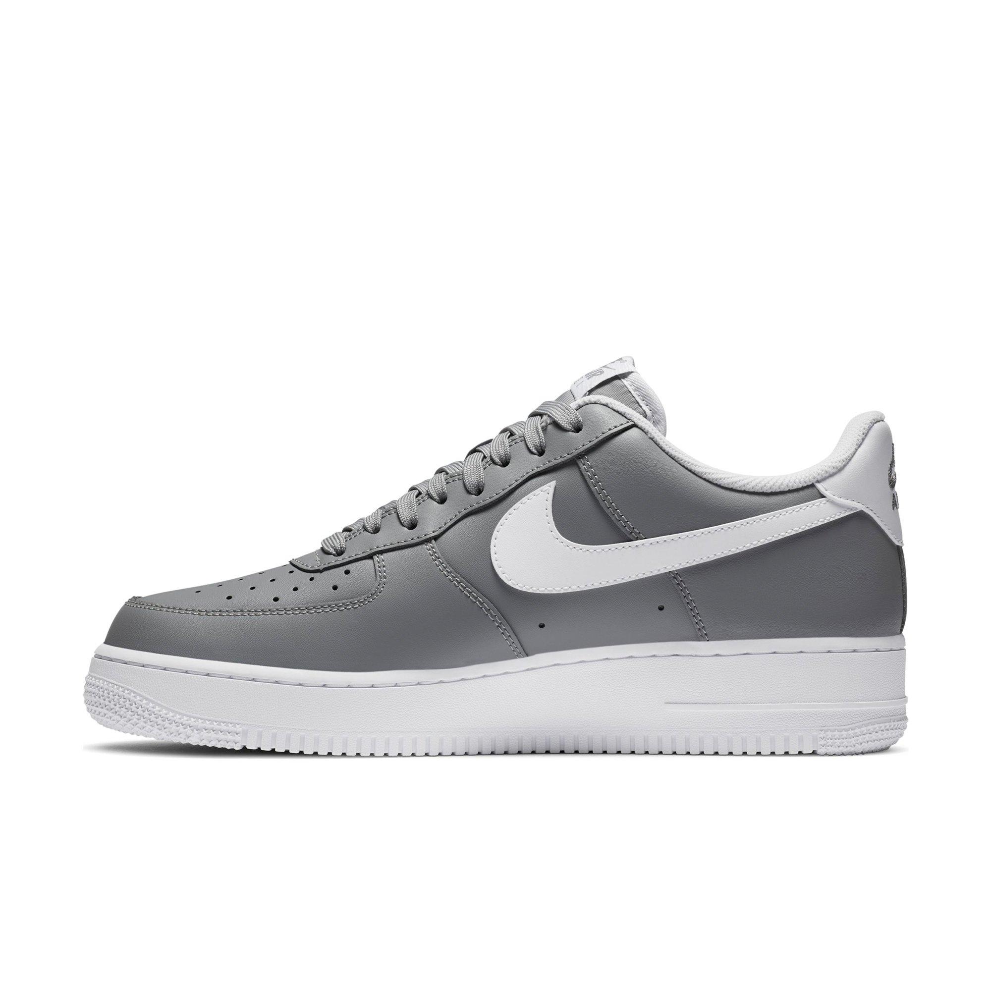 grey white air force ones