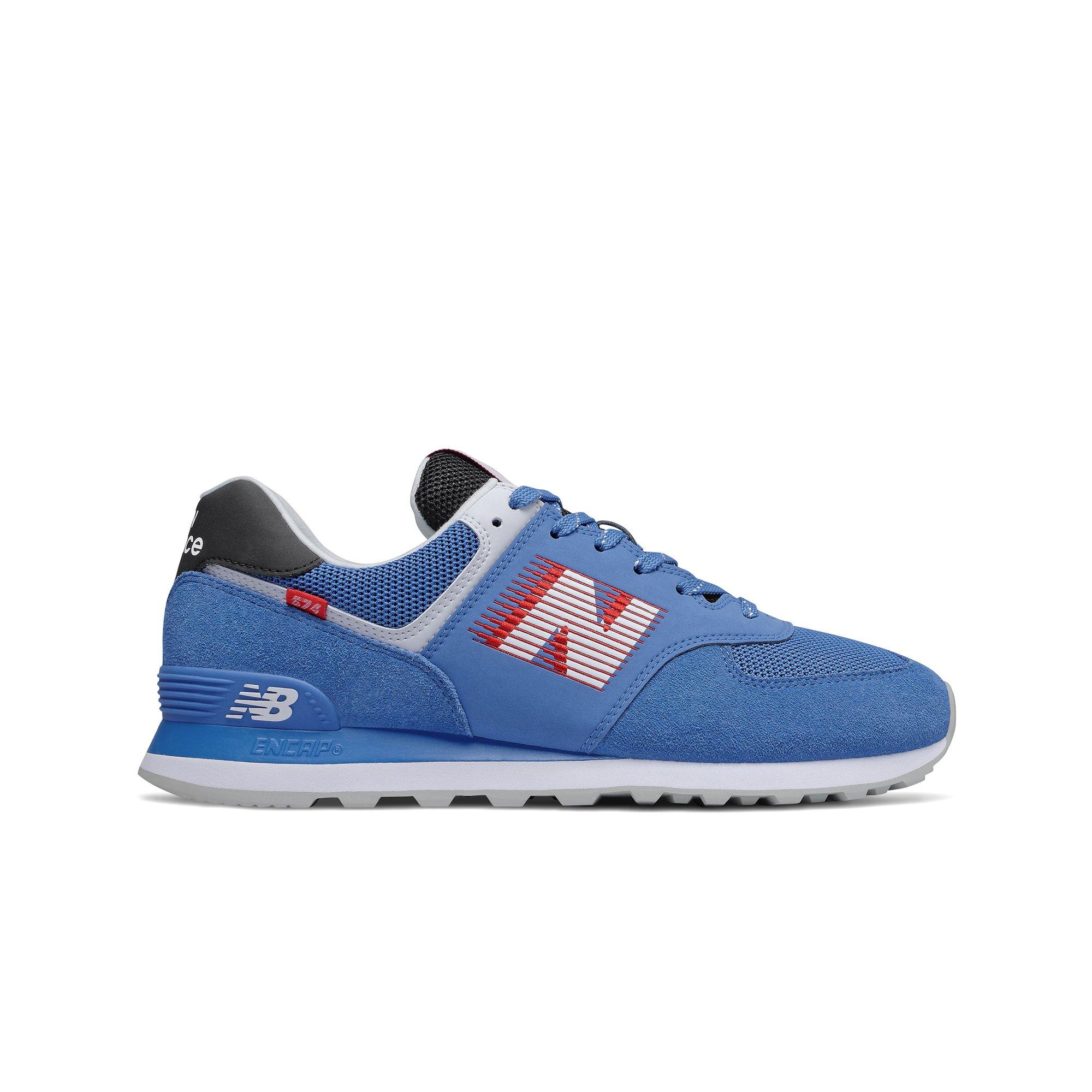 new balance 574 blue black