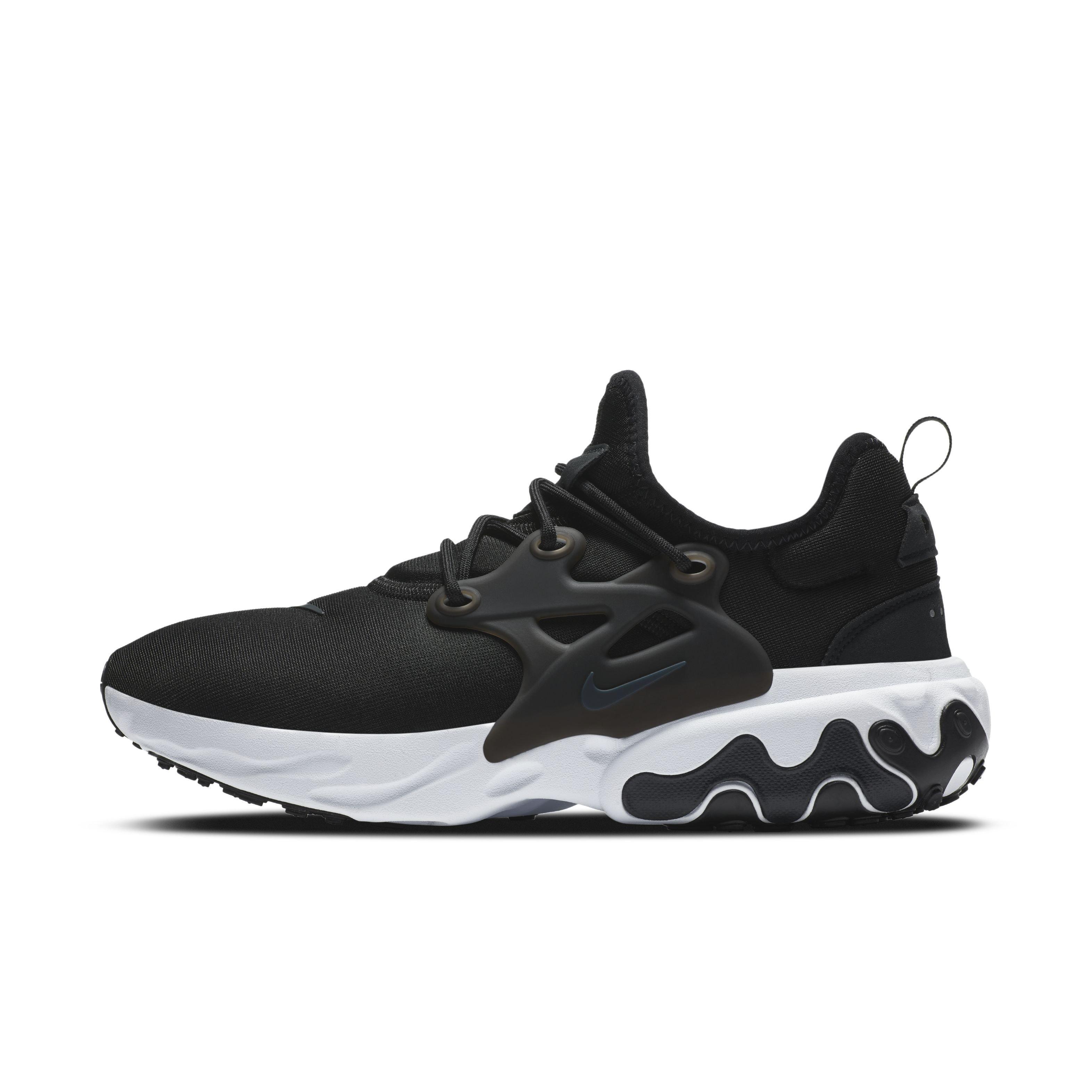 presto react black white