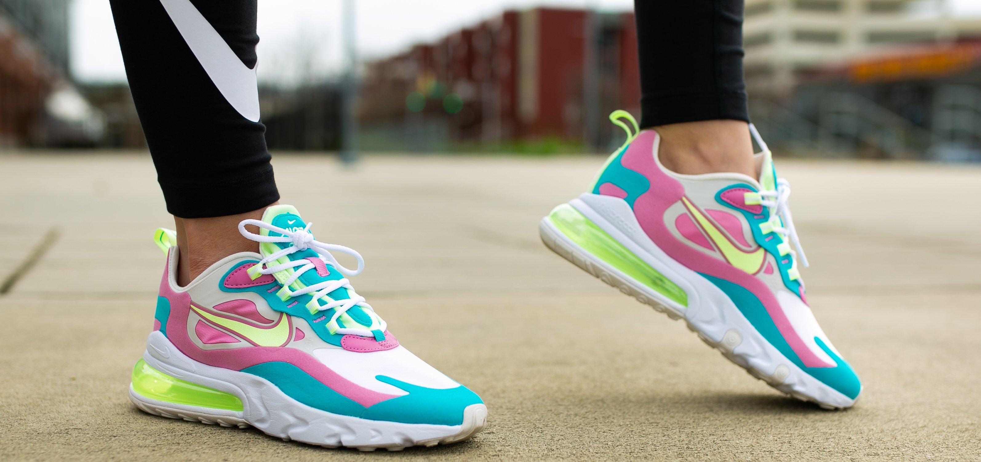 air max 270 react colorblocked kadın sneaker air max 270 react colorblocked kadın sneaker