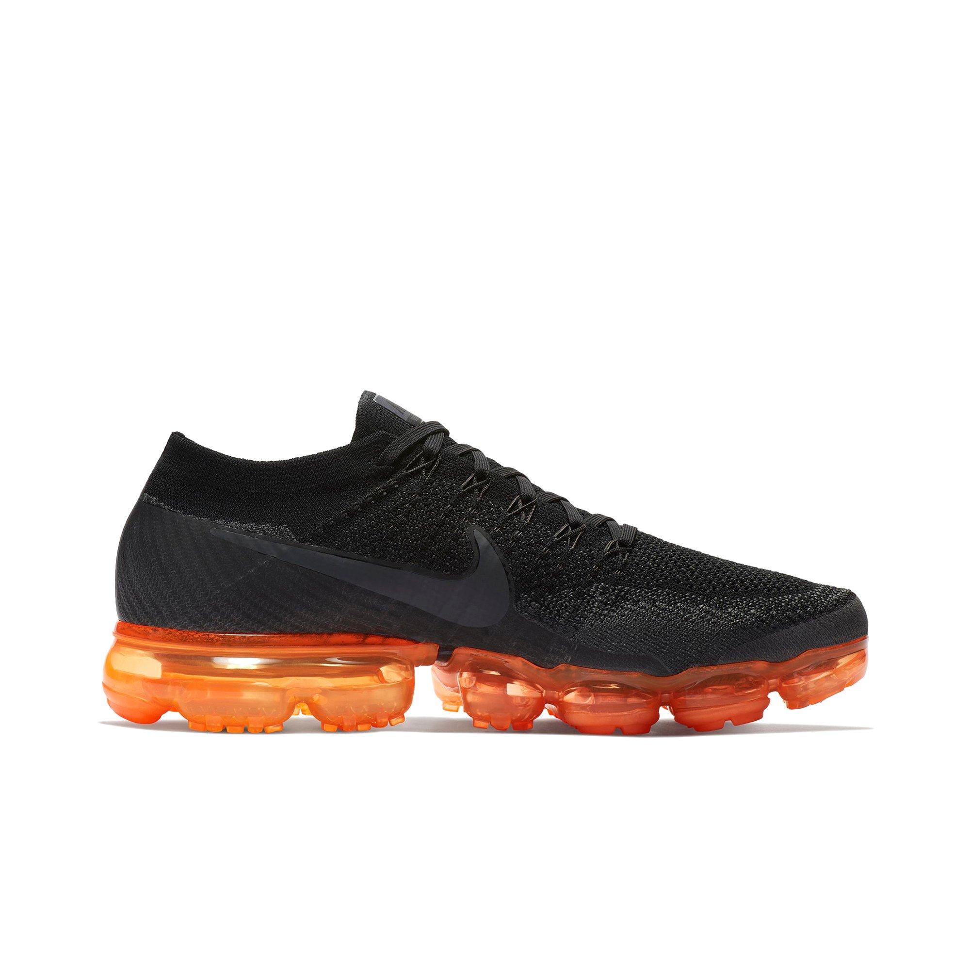 nike vapormax orange black