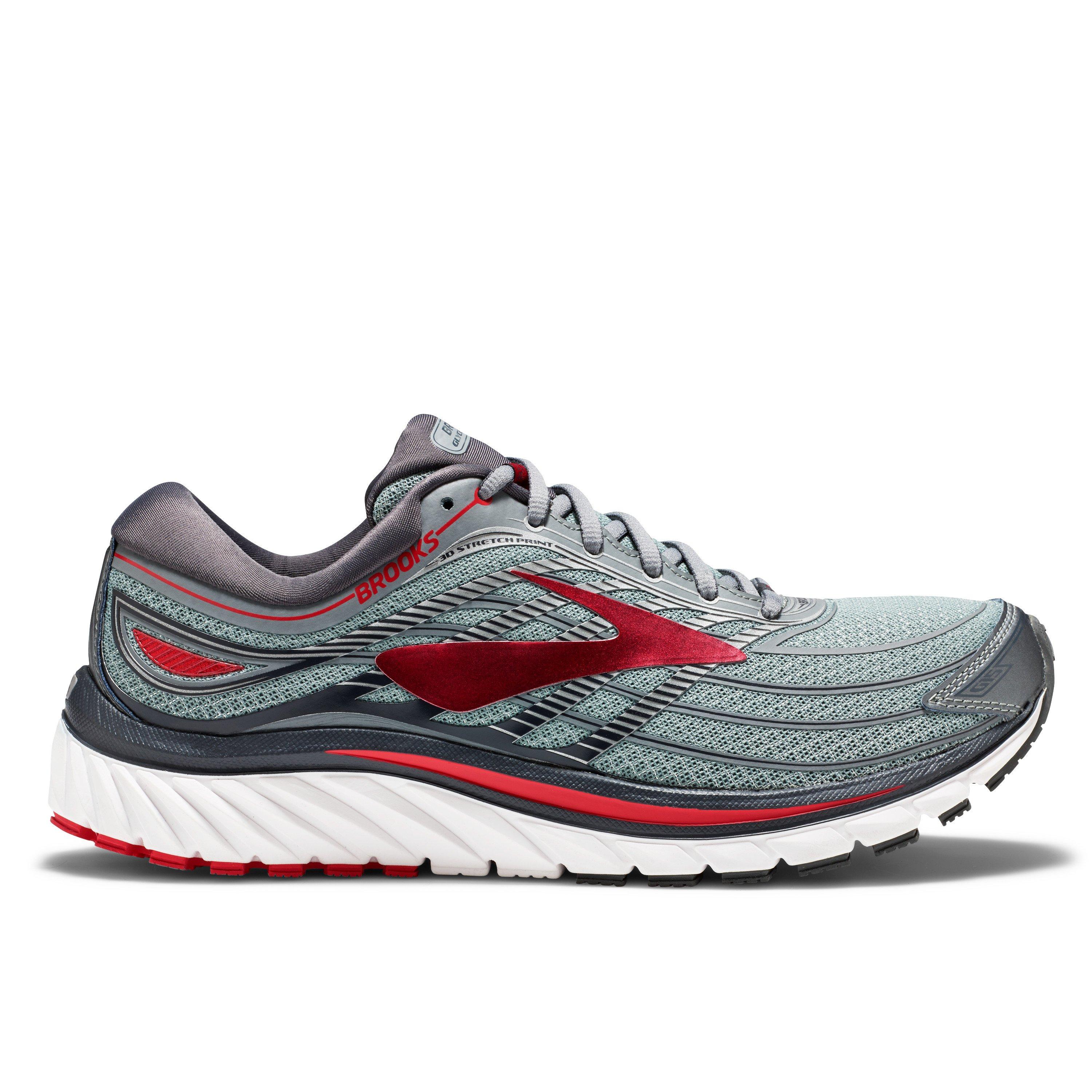 brooks shoes mens red