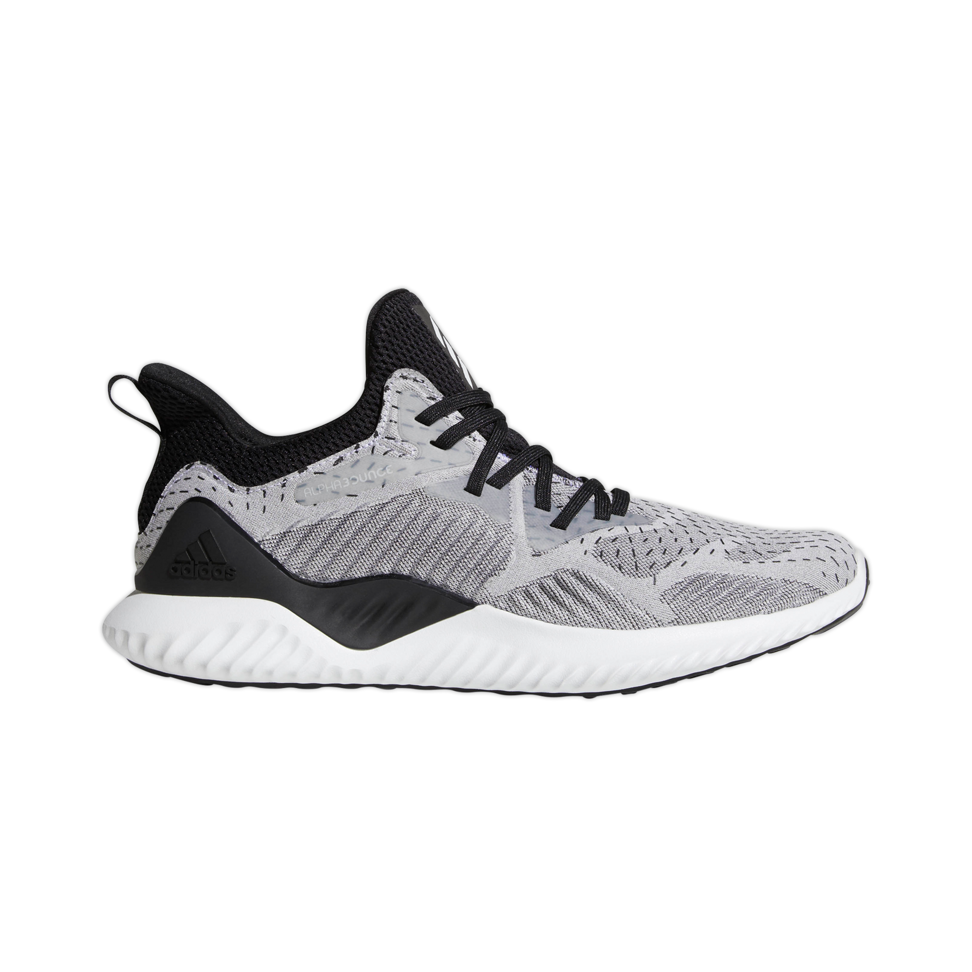 adidas alphabounce grey black