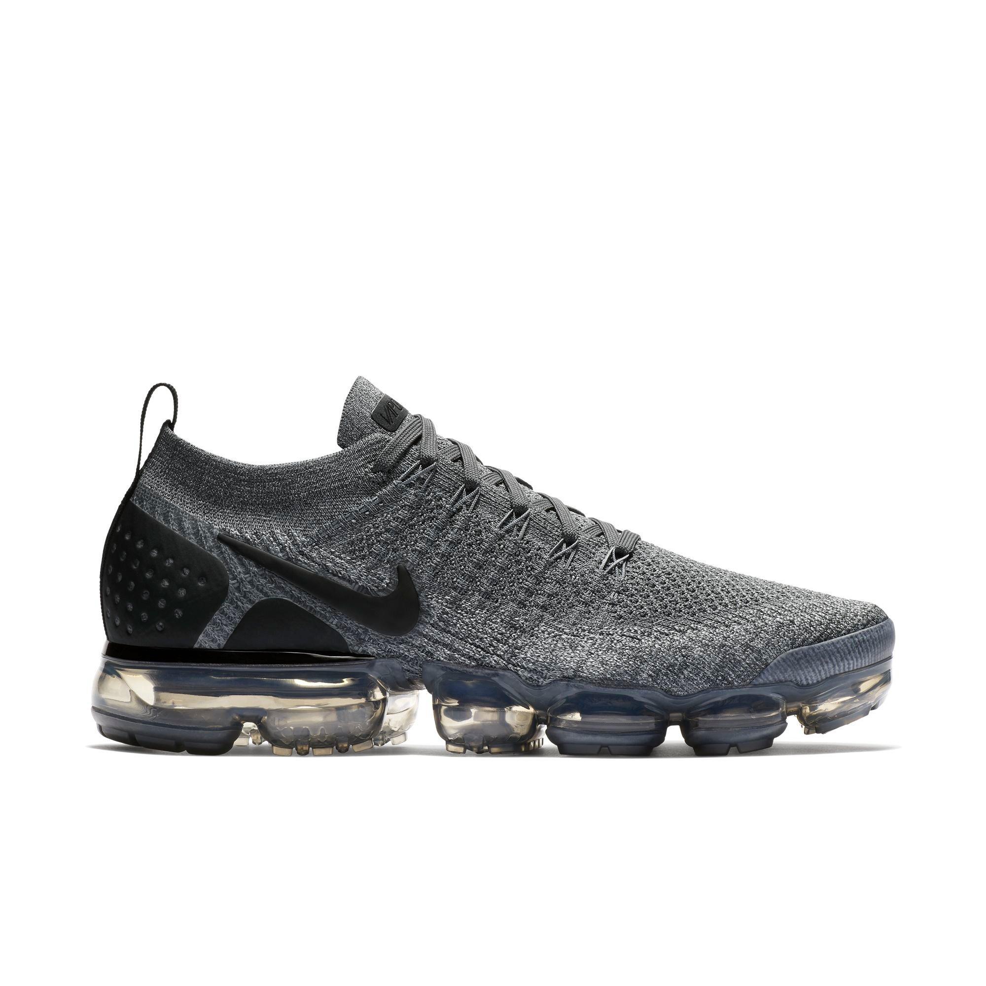 vapormax flyknit 2 black and grey