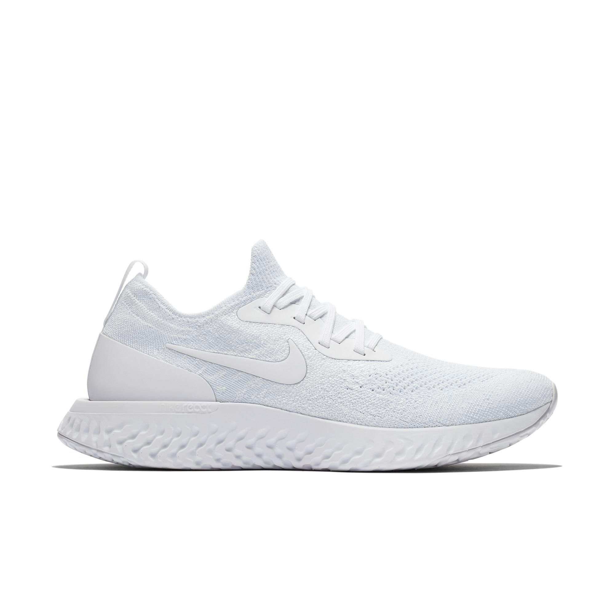 all white running shoes mens