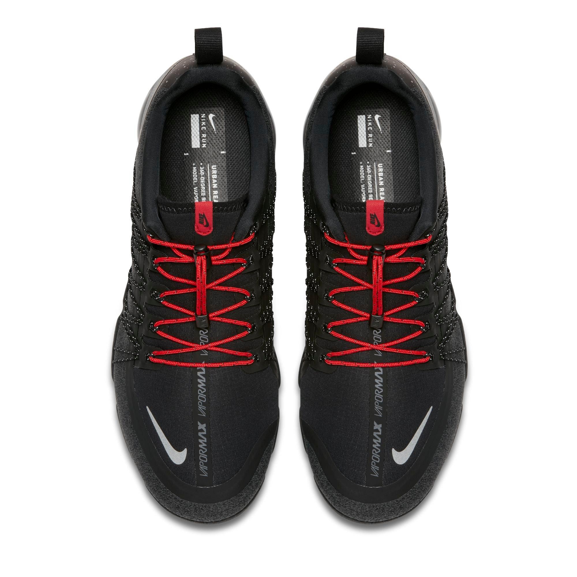 vapormax utility black red laces