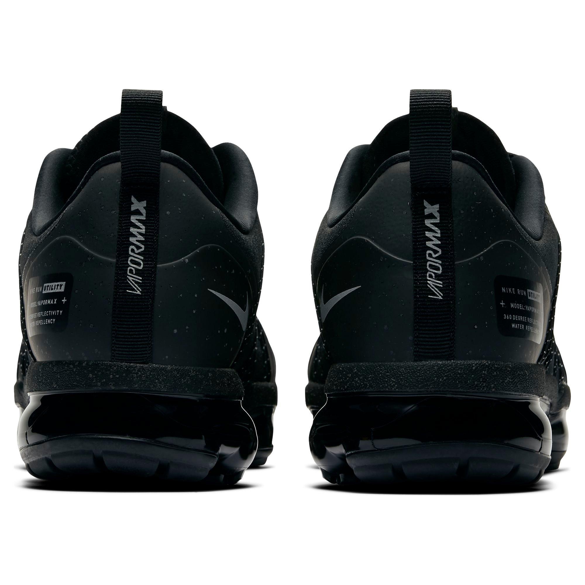 vapormax run utility black reflect silver