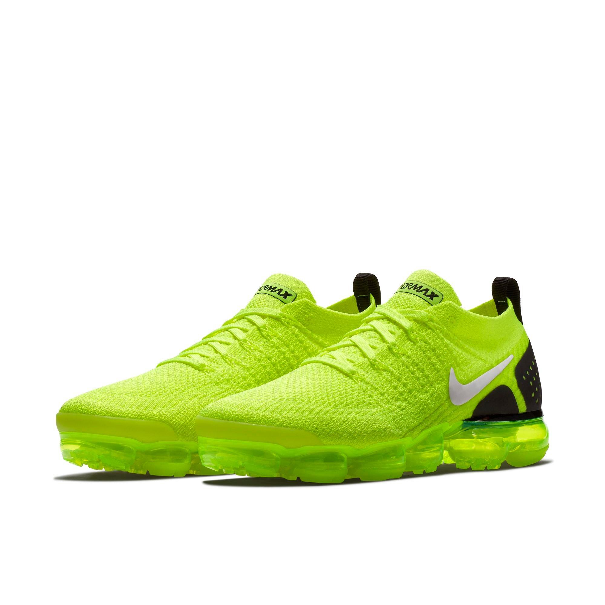 vapormax flyknit 2 neon