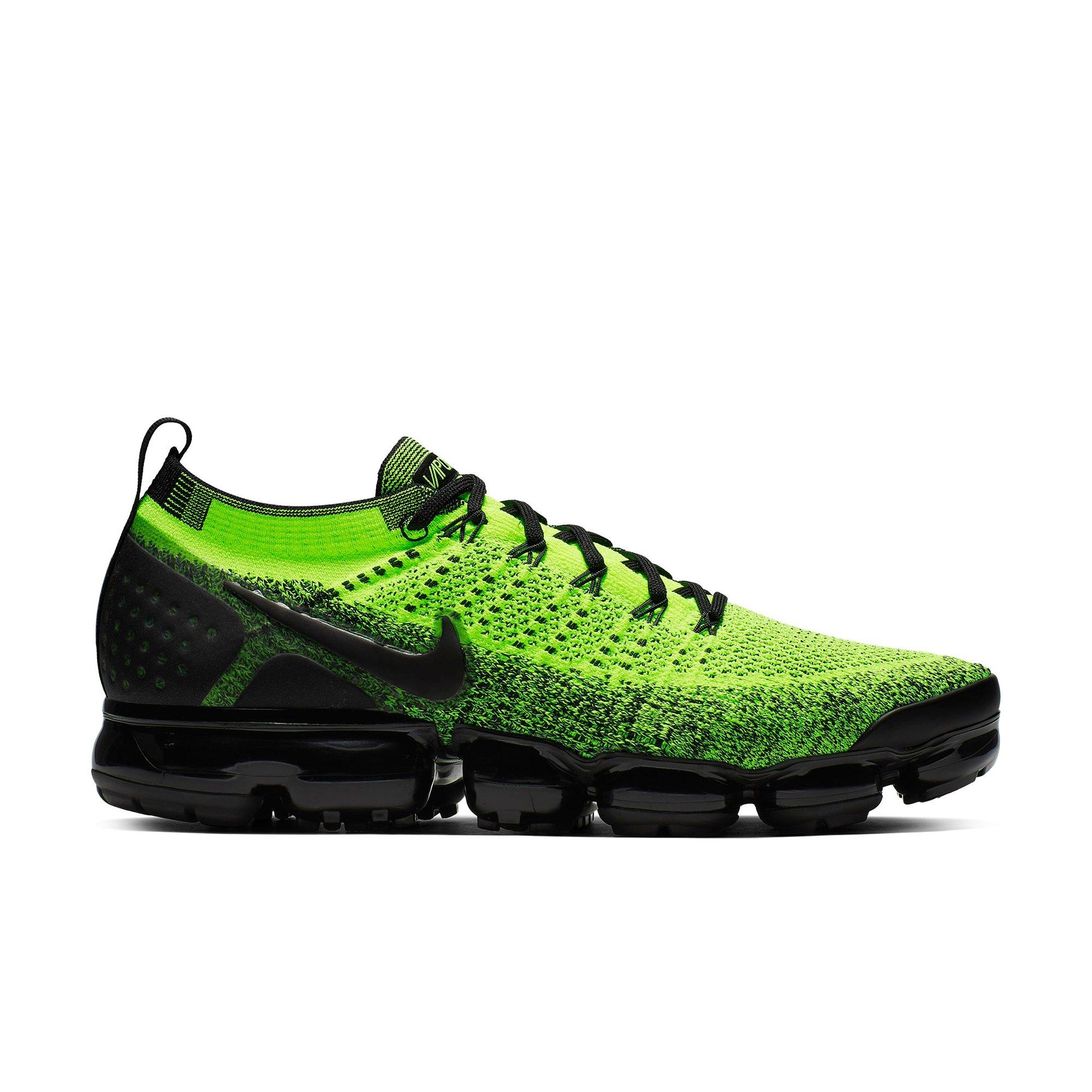 men's nike air vapormax flyknit 2 running shoes volt