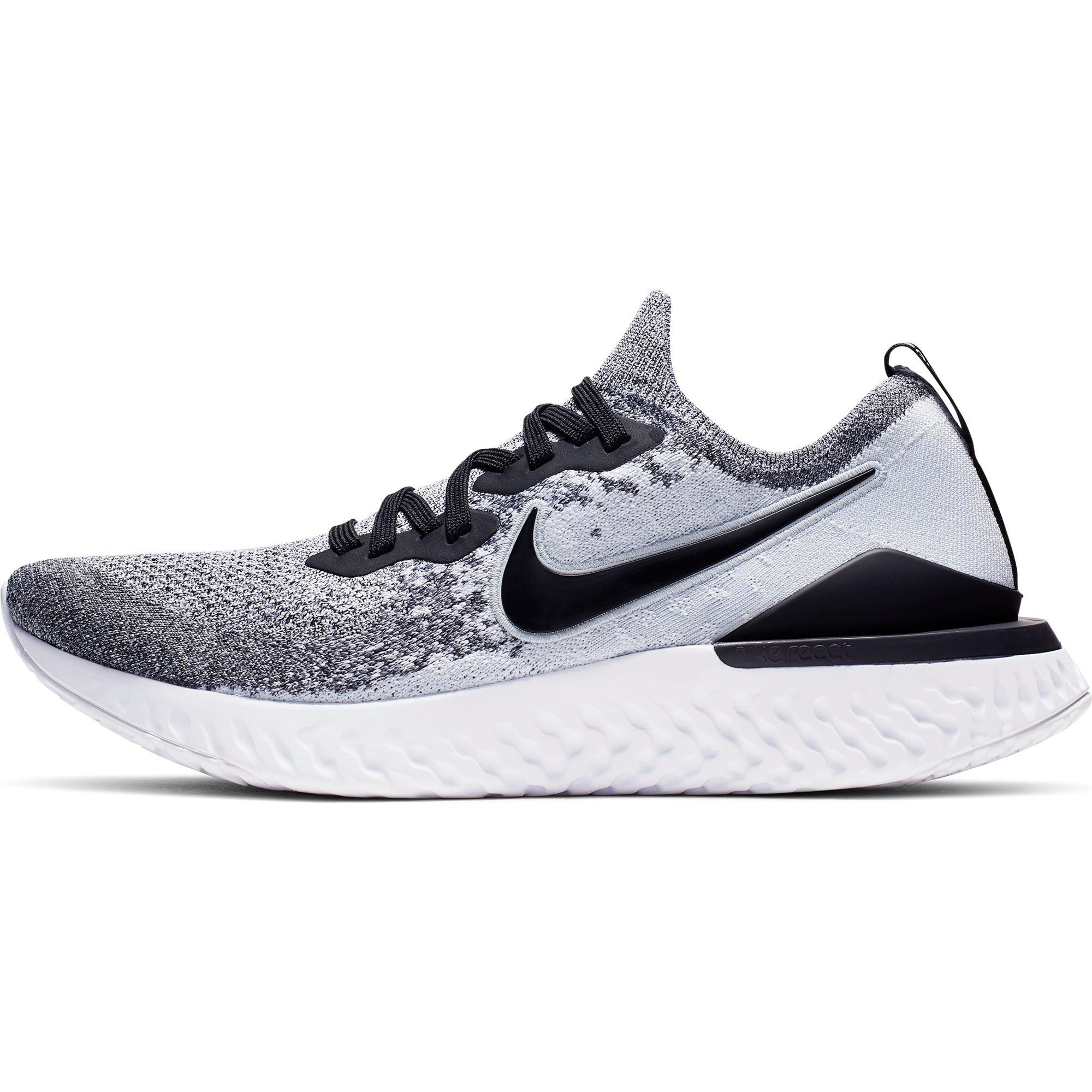 men's epic react flyknit running shoes white